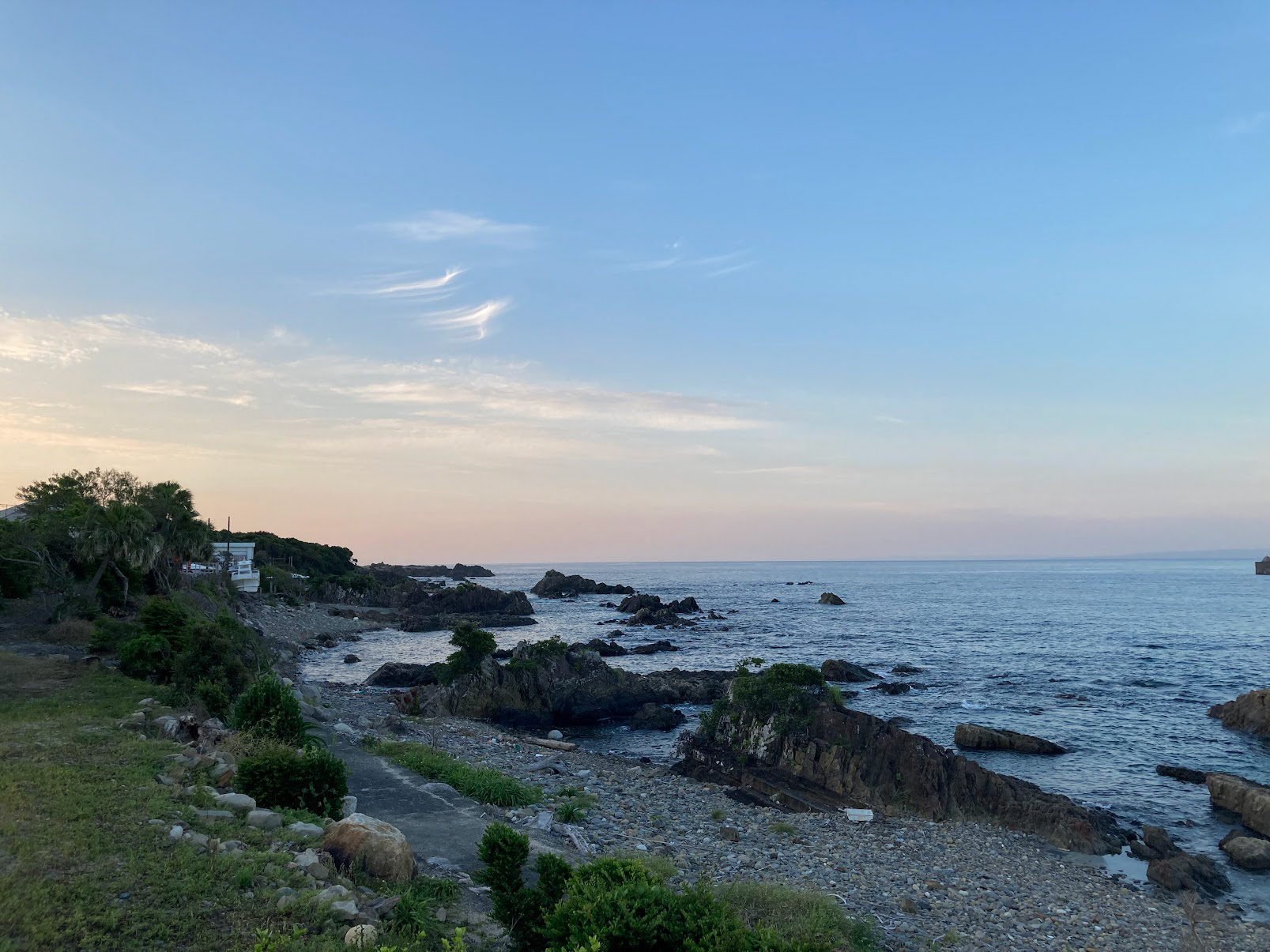 the sea-scape 10 minutes away from my stay...I had my dinner here my last night in Yakushima