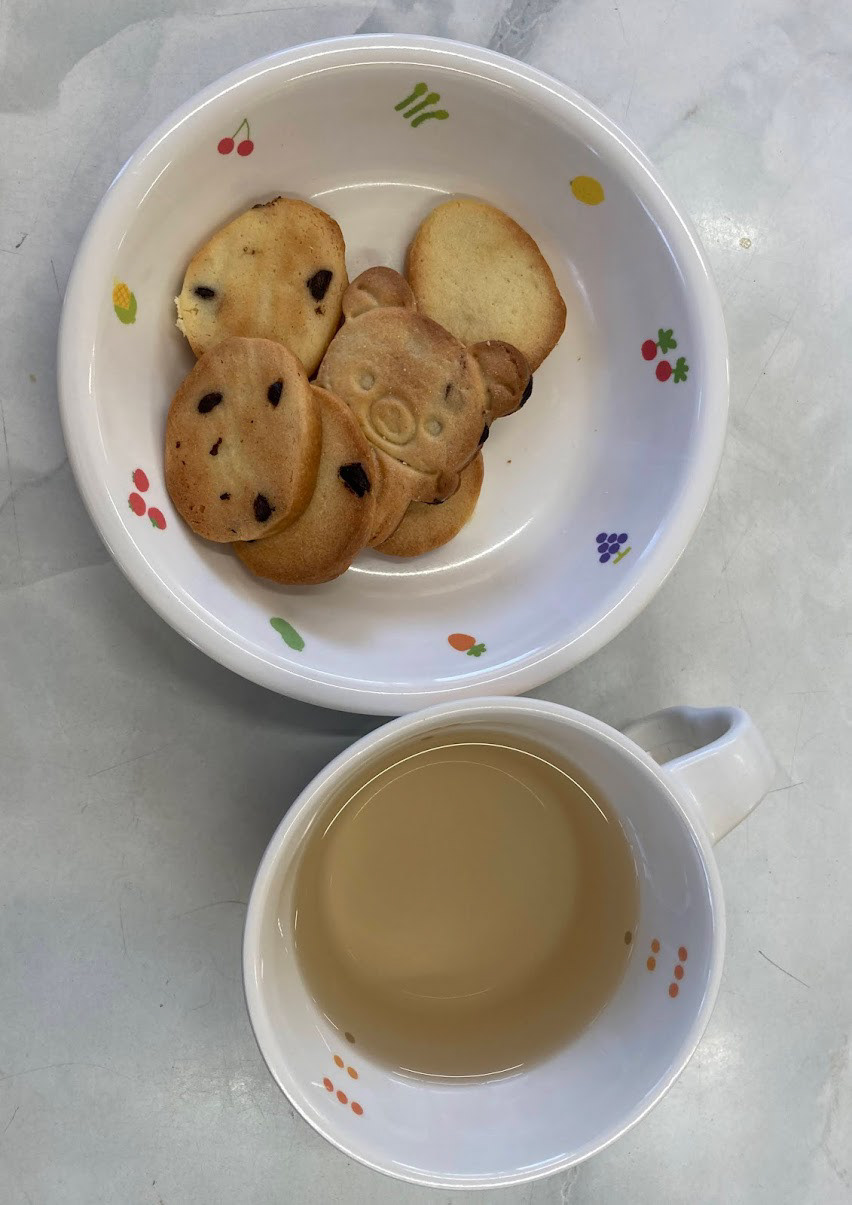 snack was handmade cookies!