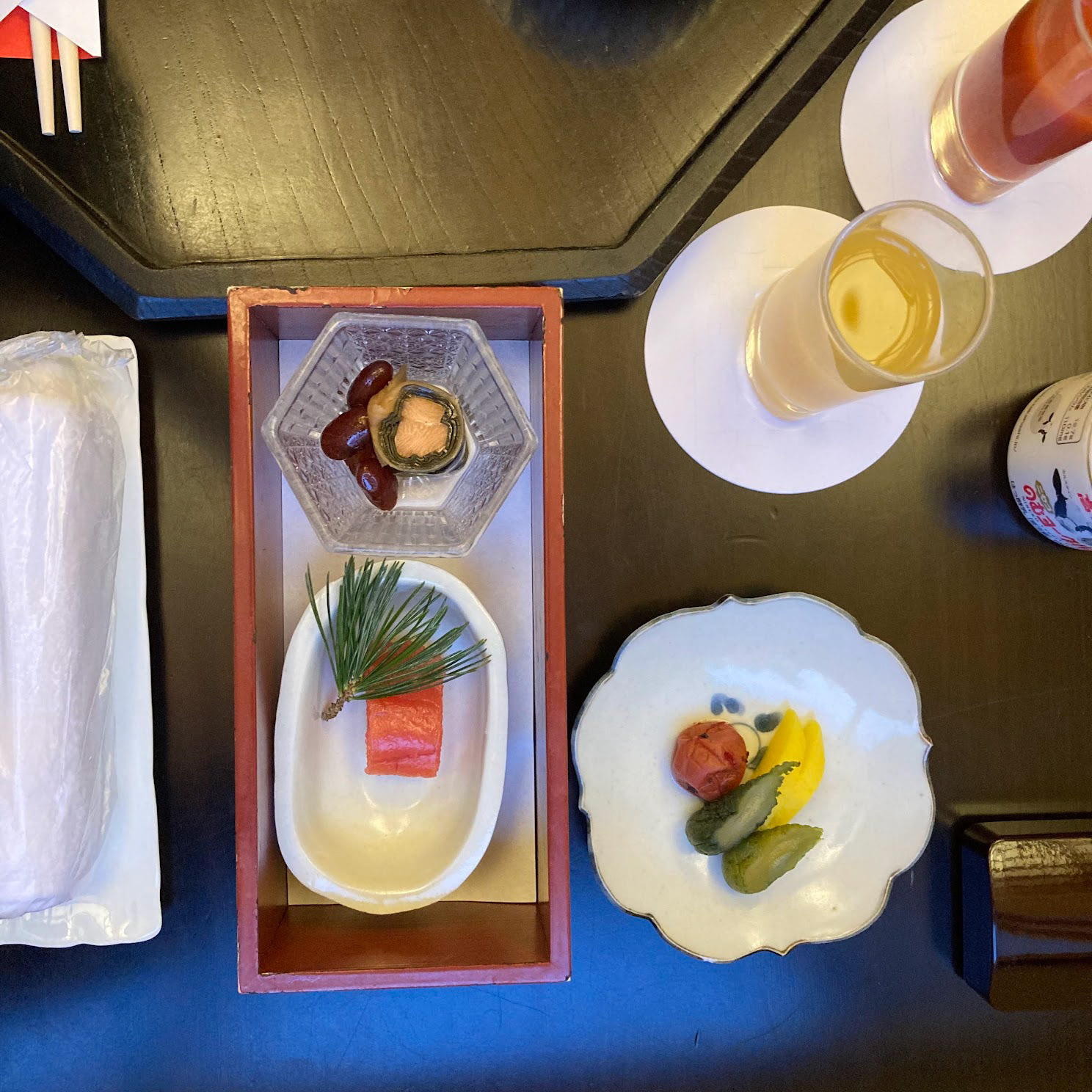 new years breakfast platter