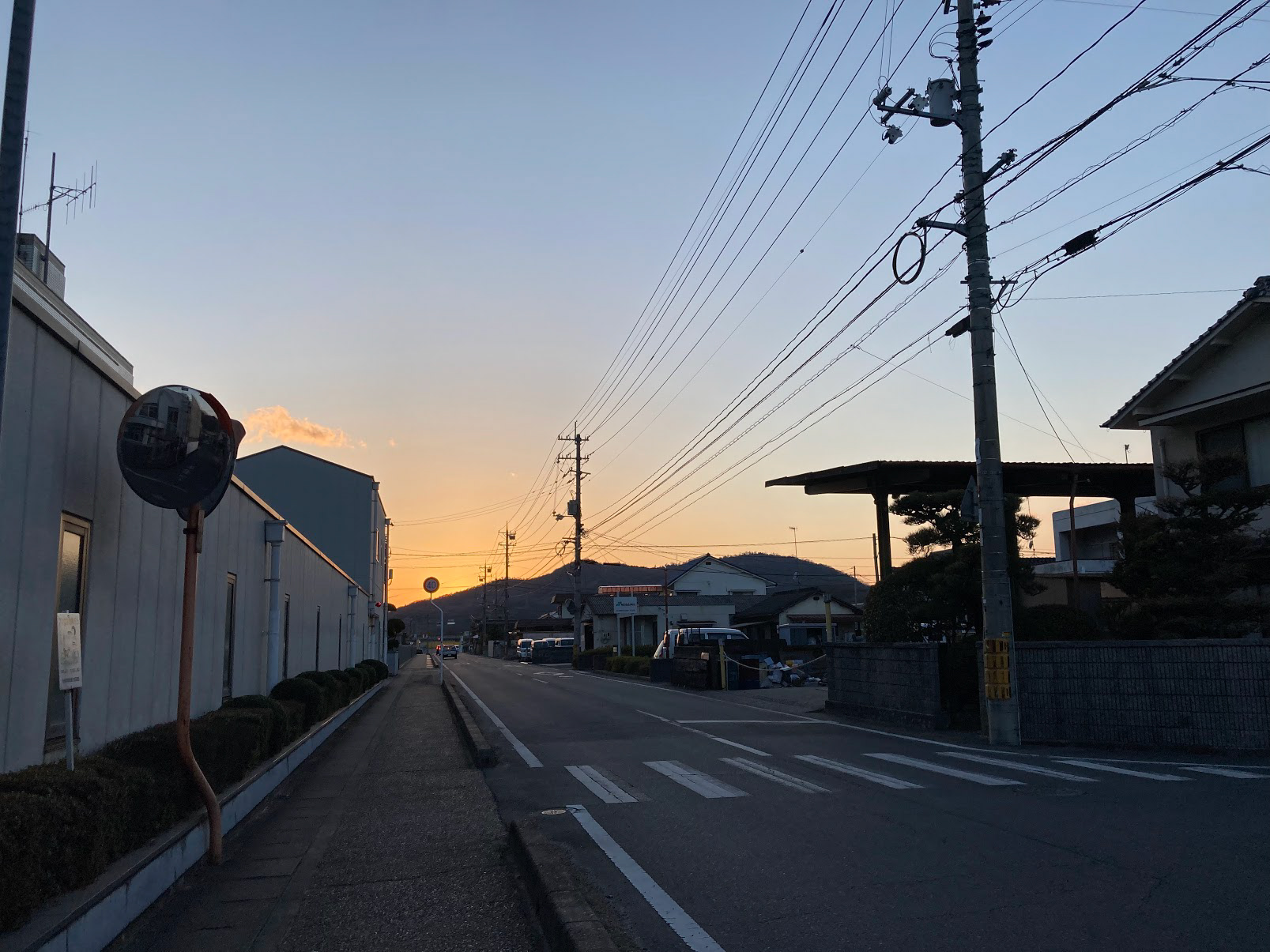 sunset on my way home