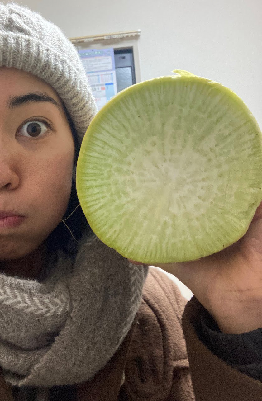 the machete-cut daikon