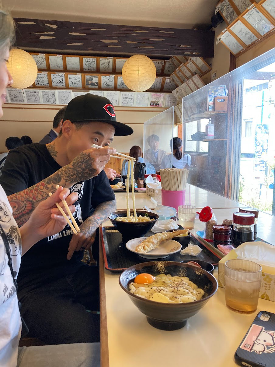 james WOWED by yummy udon