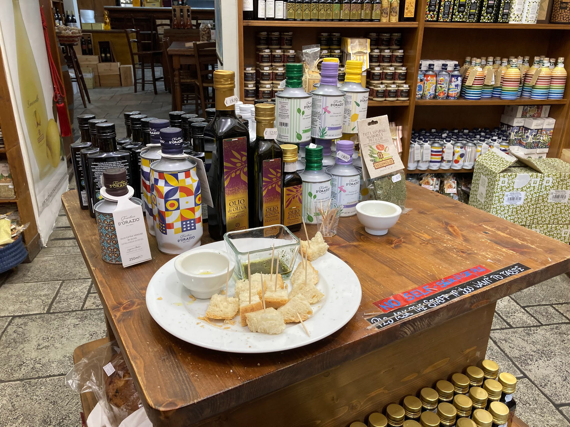 samples for olive oil
