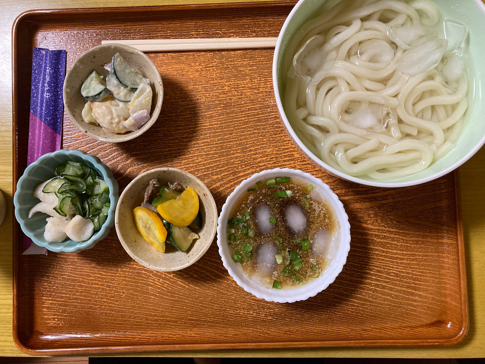 cold udon nooods from Ma-chan