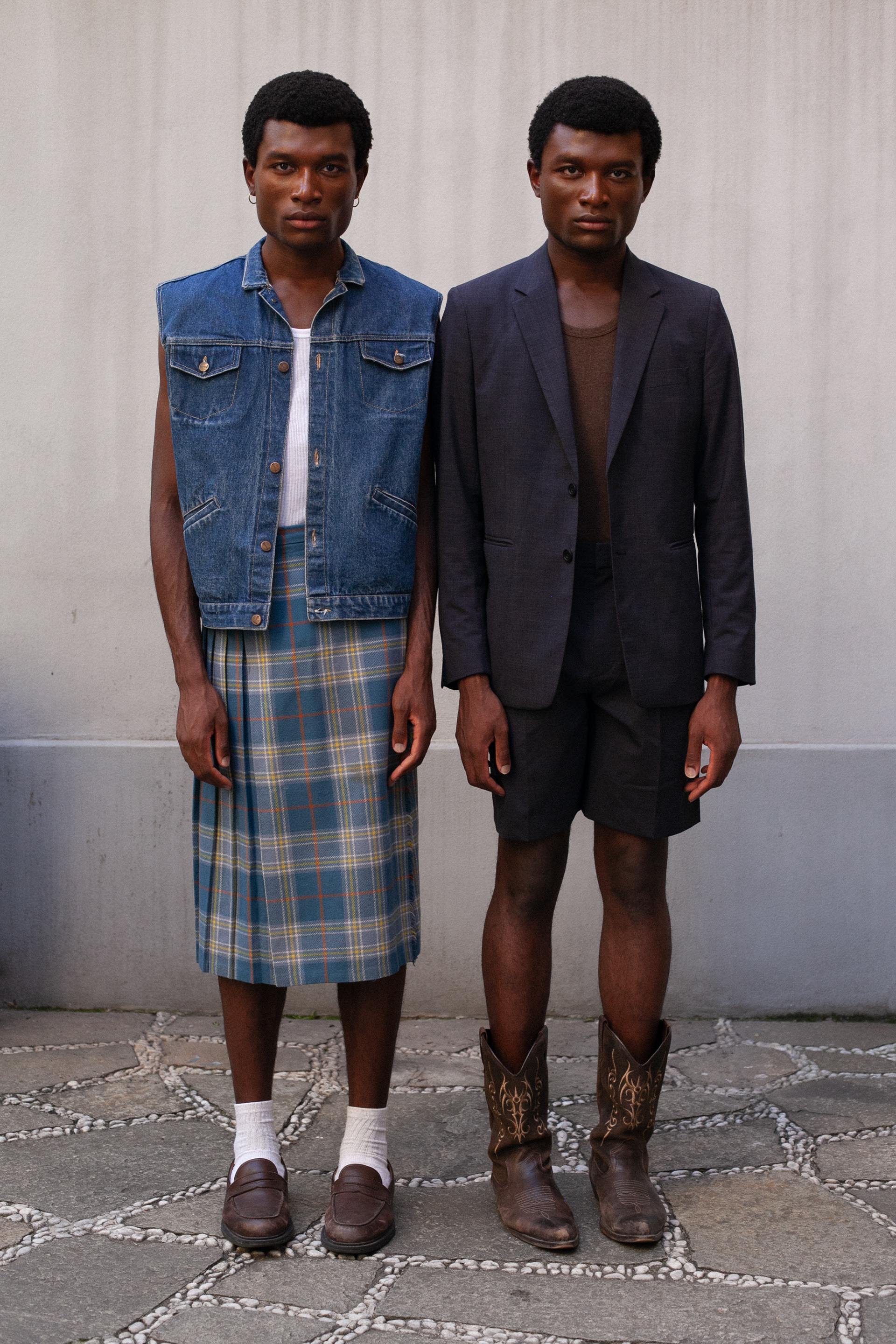 terry and jerry agbebaku for vanguard magazine, milan, 2023.