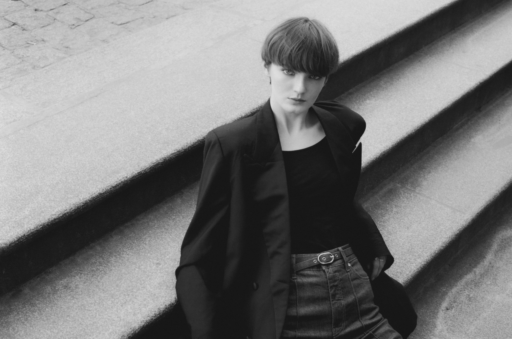 lily rendall, titanium models, paris, 2023.