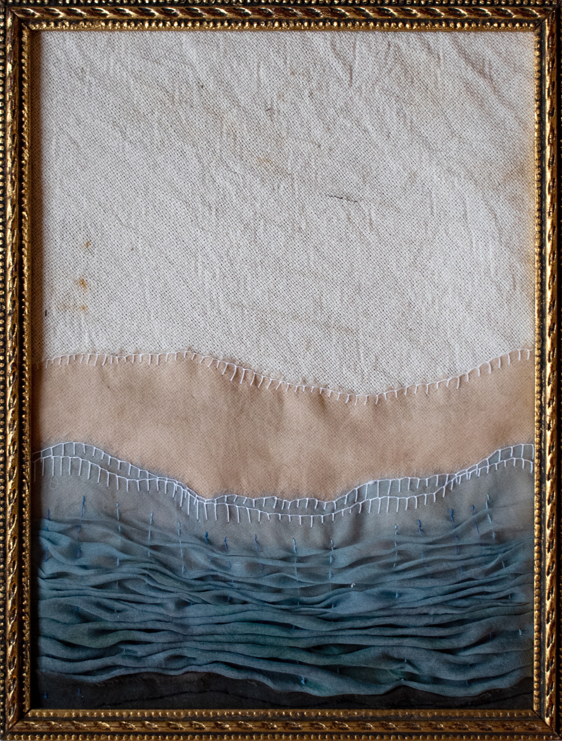 "Land That I Love" 1 - naturally dyed silk