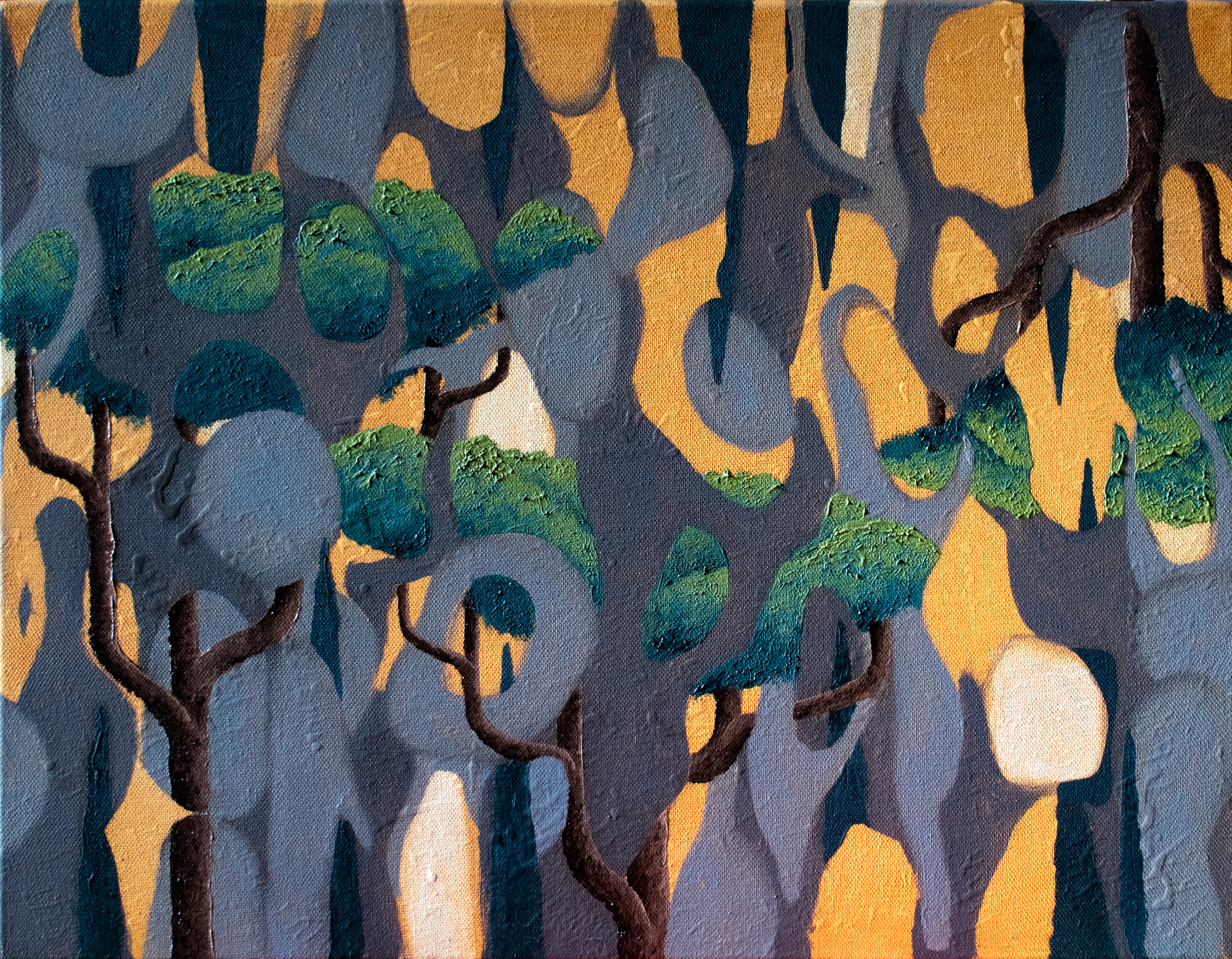 "Trees of Italy" - oil paint