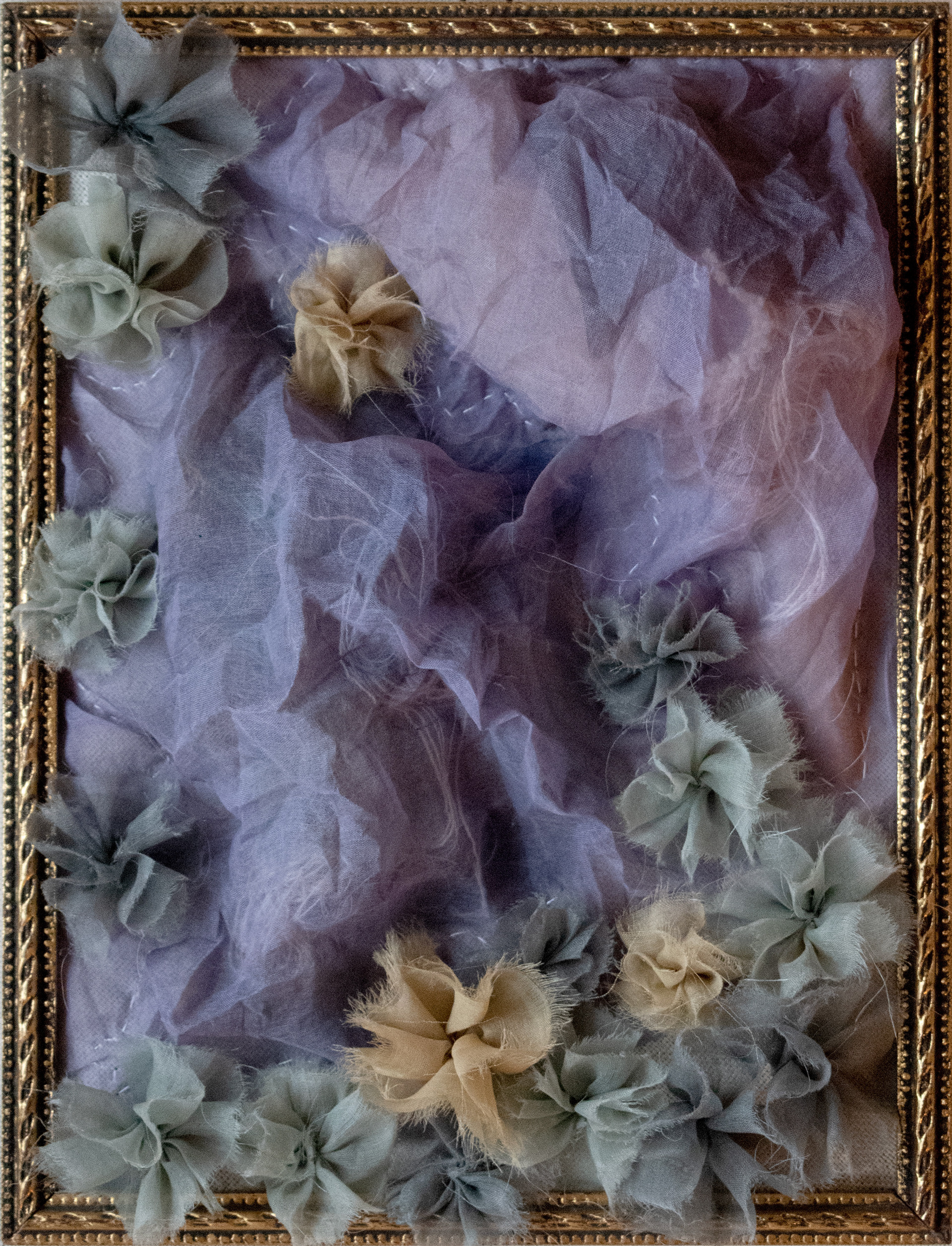 "Land That I Love" 2 - naturally dyed silk