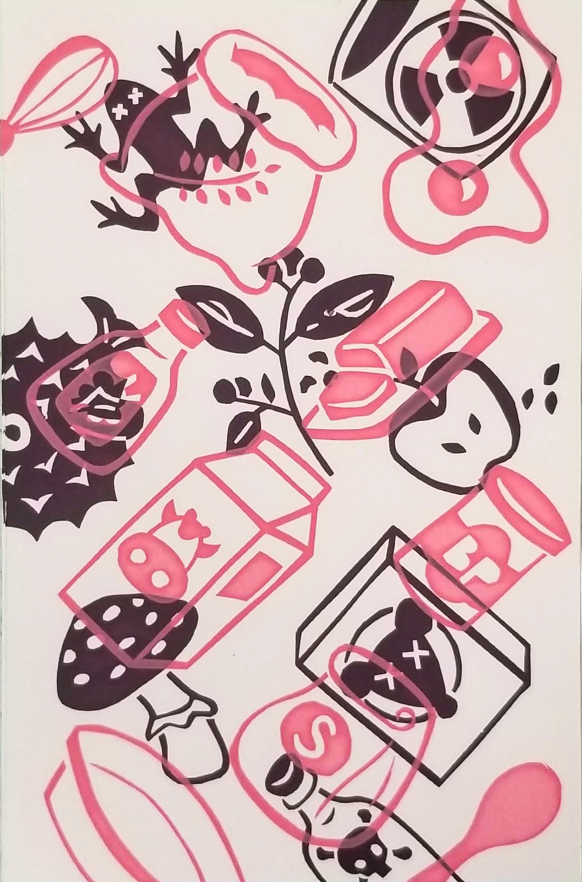 "Recipe for Sabotage" 1 - Screen Print