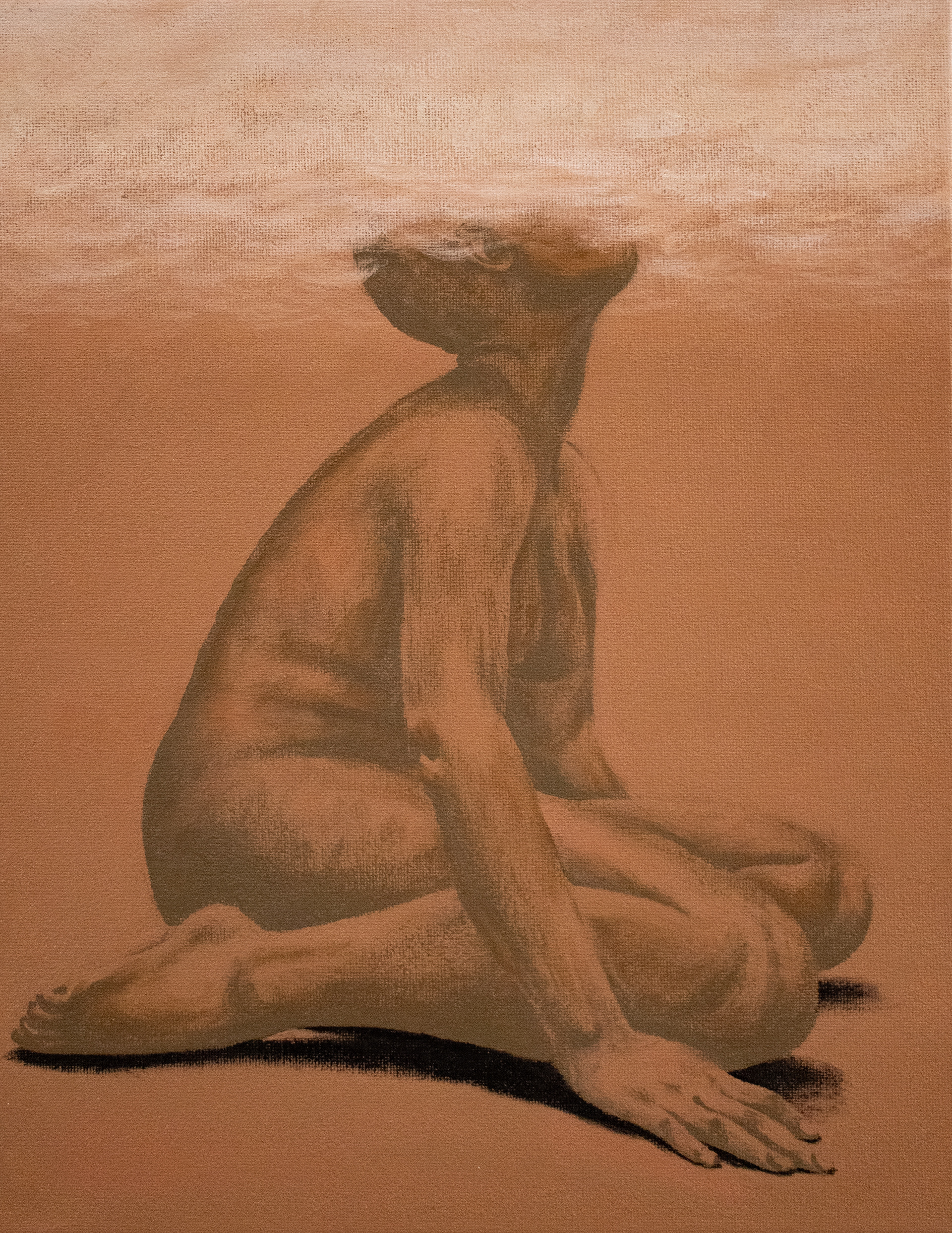 "The Mist," Acrylic on canvas, 14 x 11in