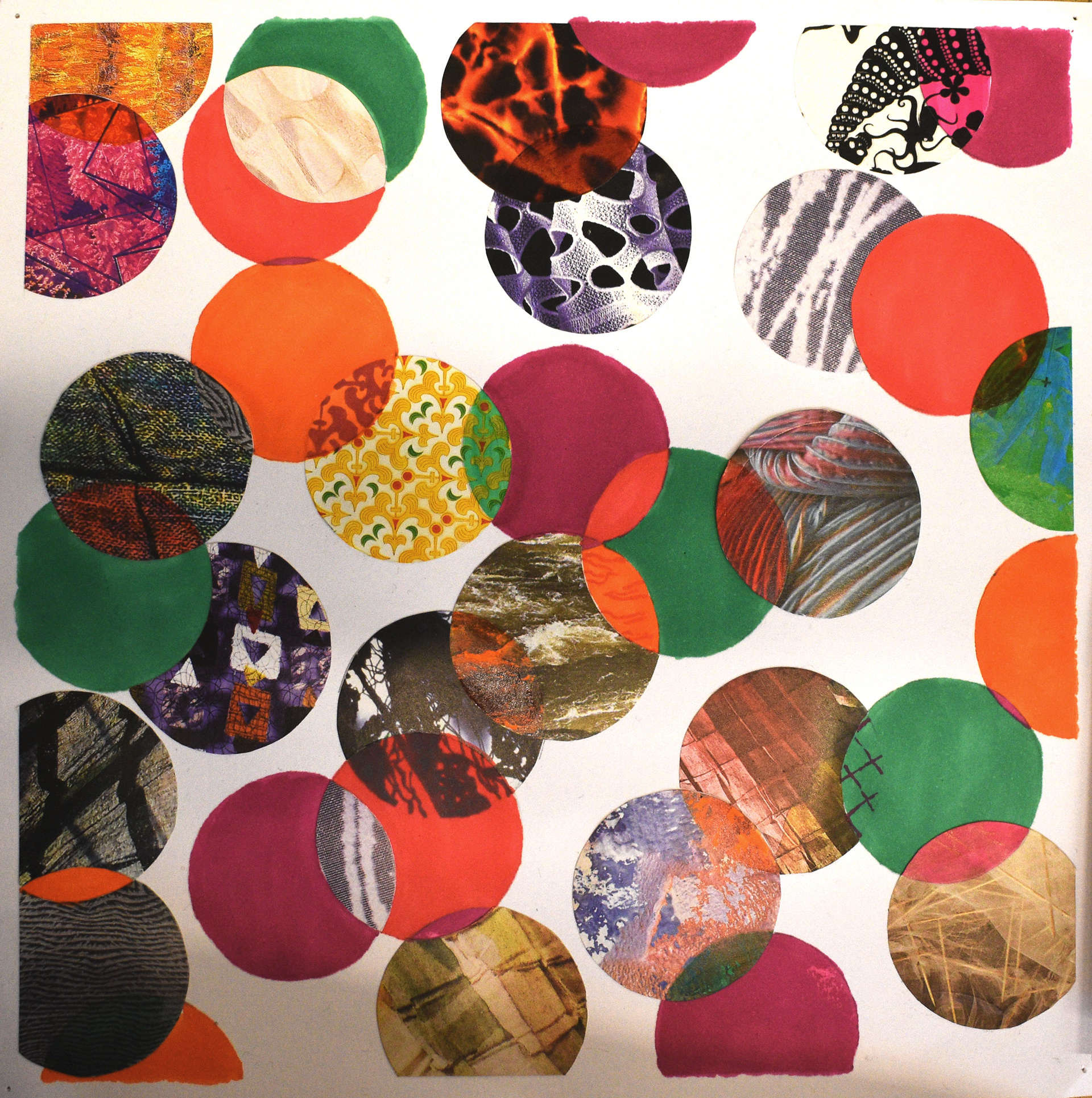 Color Study 8 - Collage, Marker
