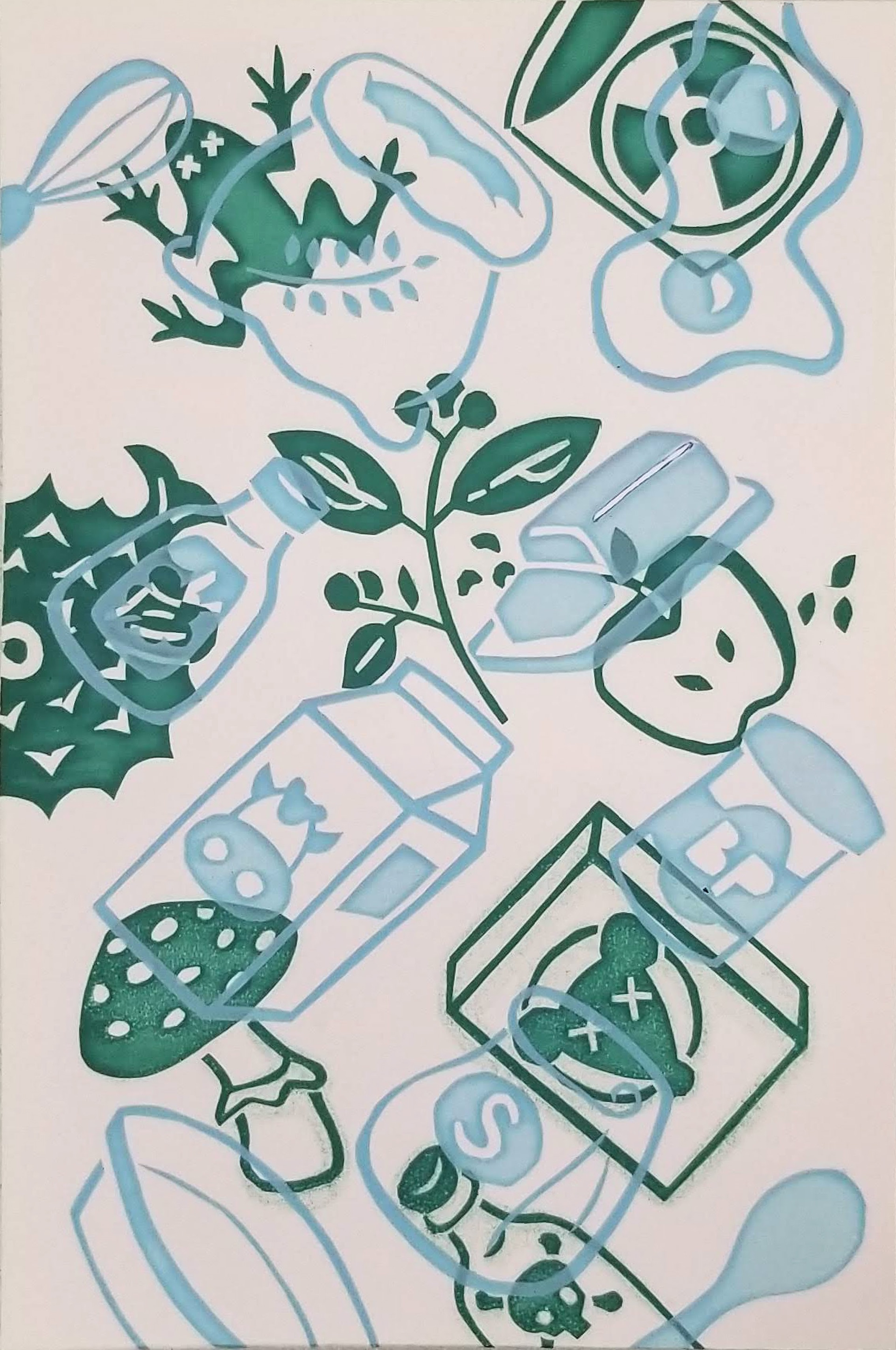 "Recipe for Sabotage" 4 - Screen Print