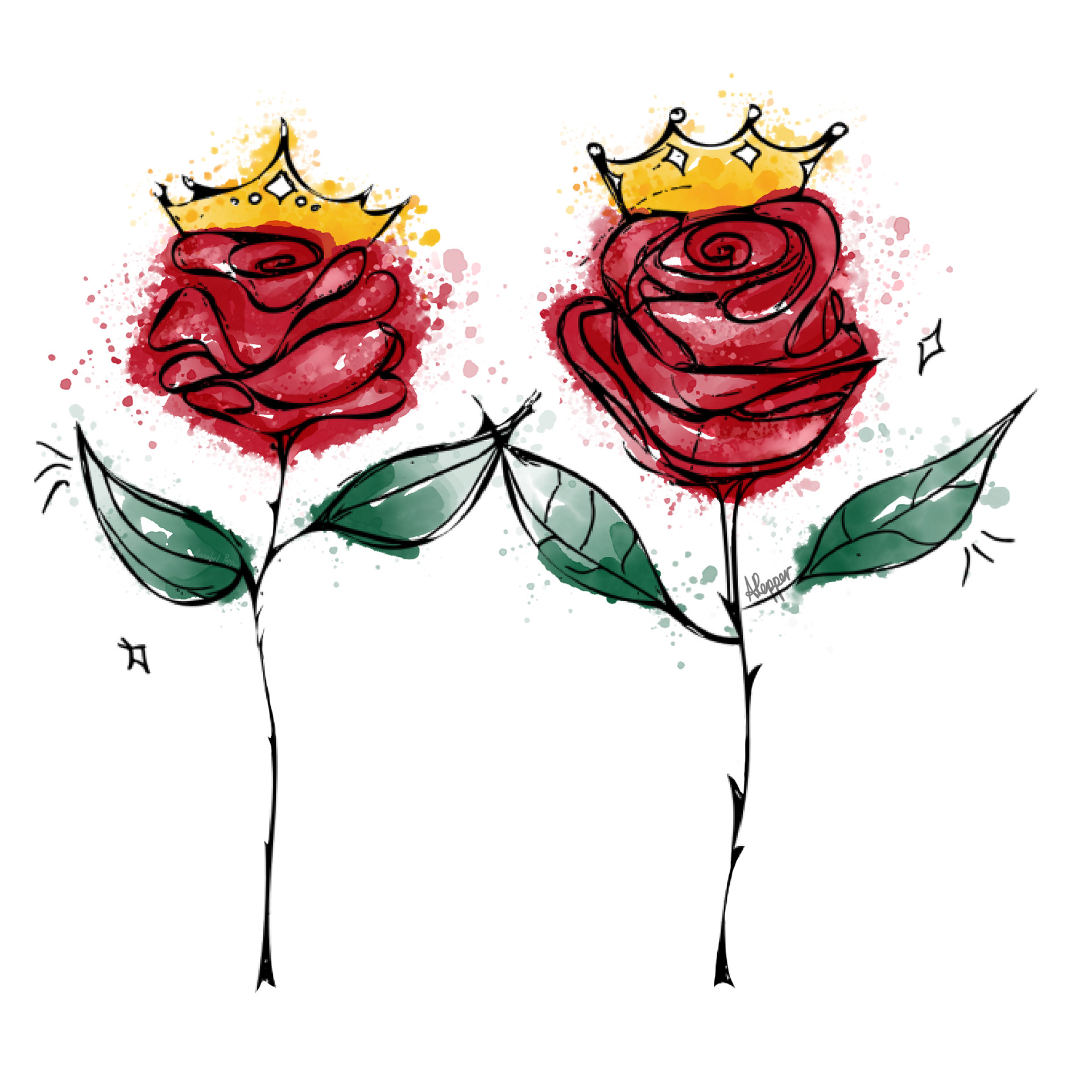 Flower Character Development