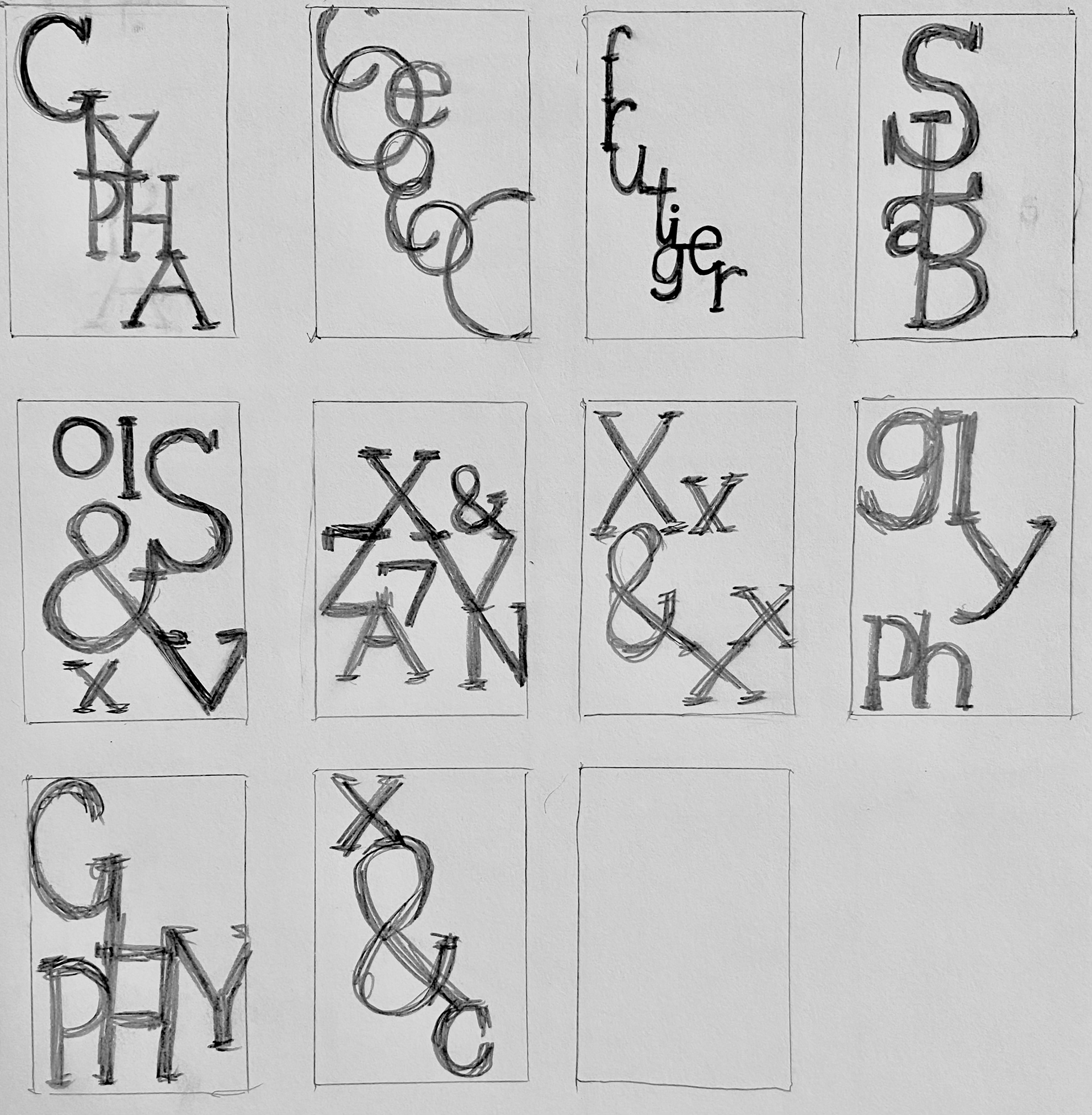 design process for type as image