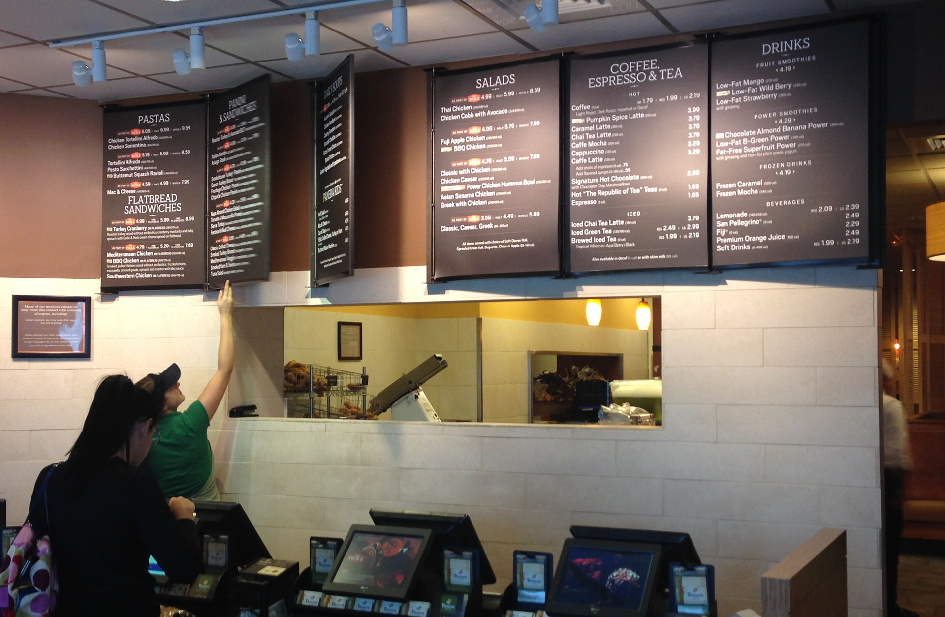 Prototype of the new Shutterboard System that was rolled out to all Bakery-Cafes