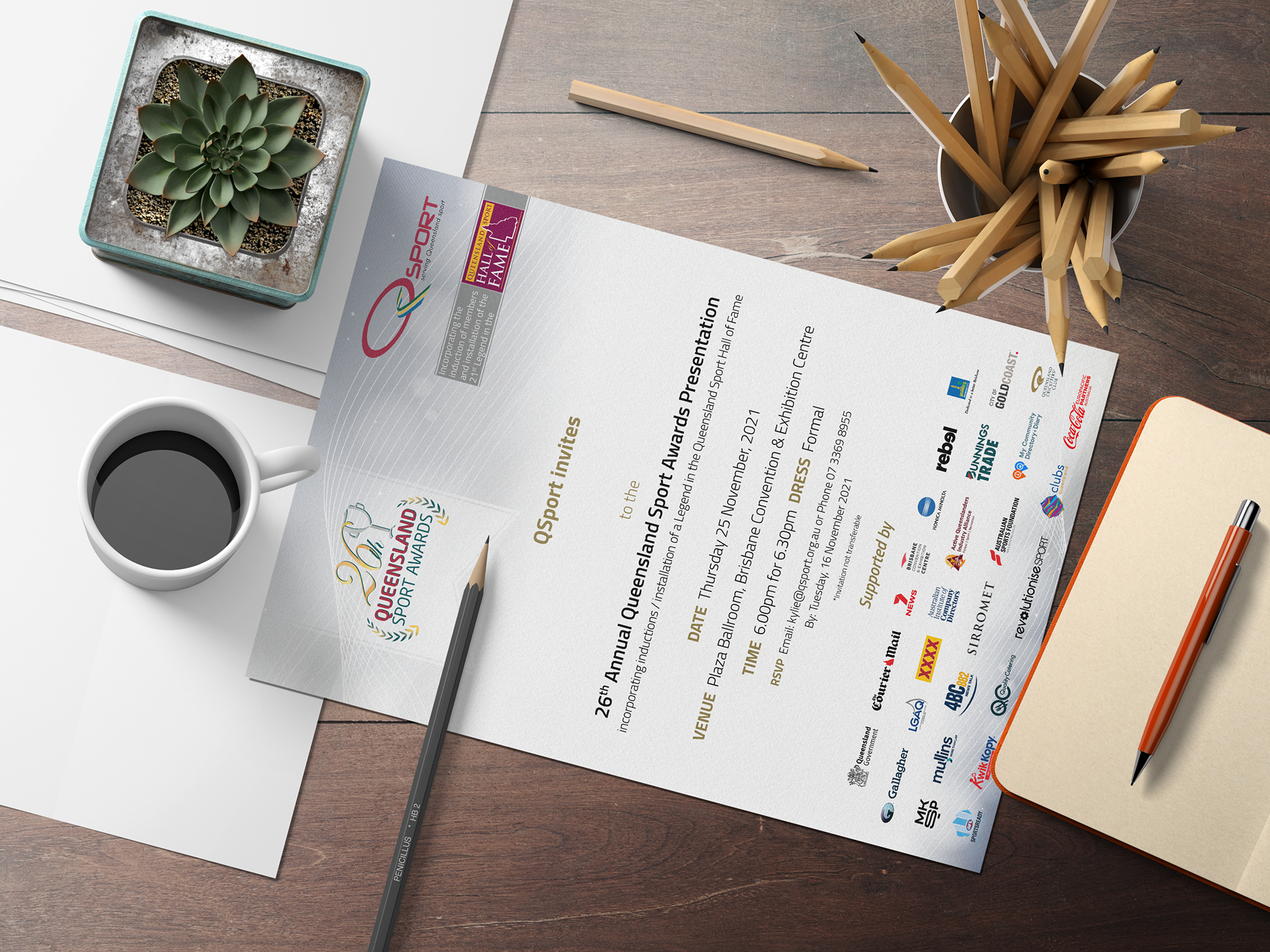 26th Sport Awards - event invitation