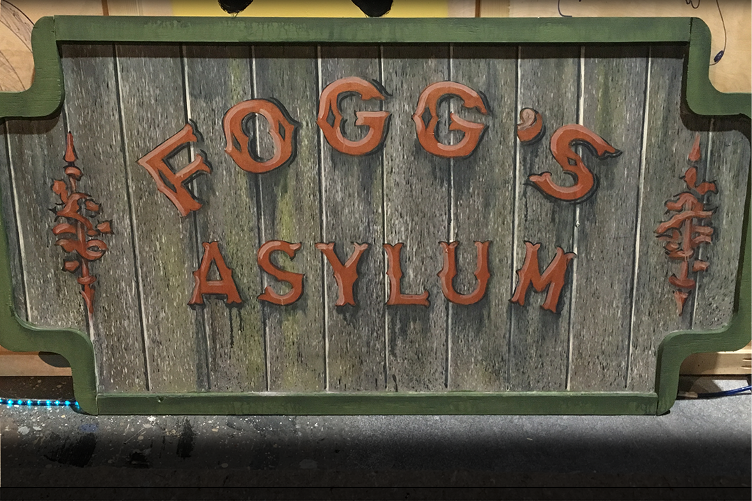Fogg's Asylum Sign