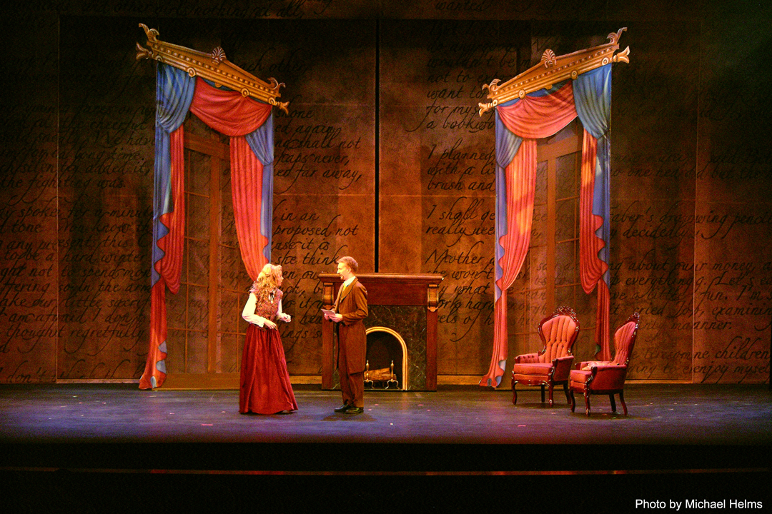 Drapes and Painted Scrim