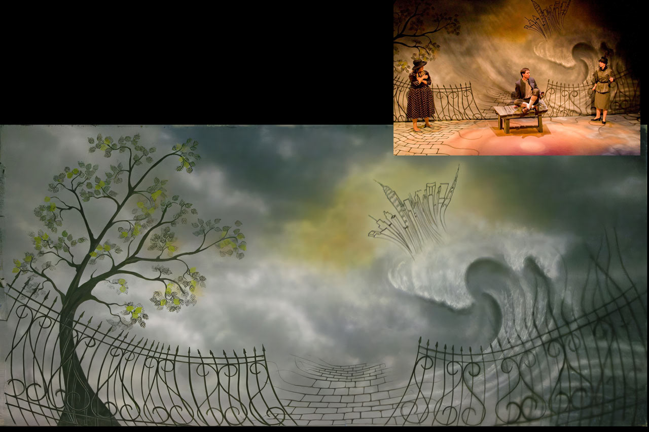 "James and The Giant Peach" Drop 14'x30'