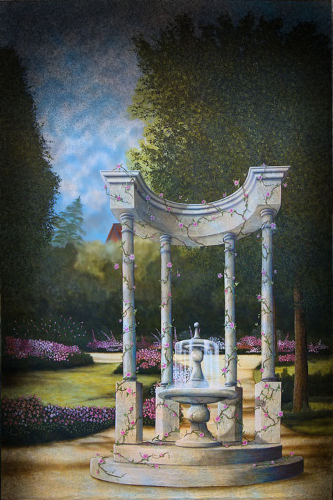 Fountain Drop 15' X 30'