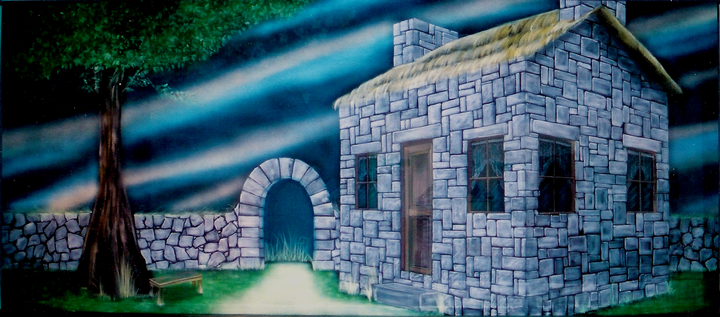 Dancing At Lughnasa Show Scrim 16'X40'