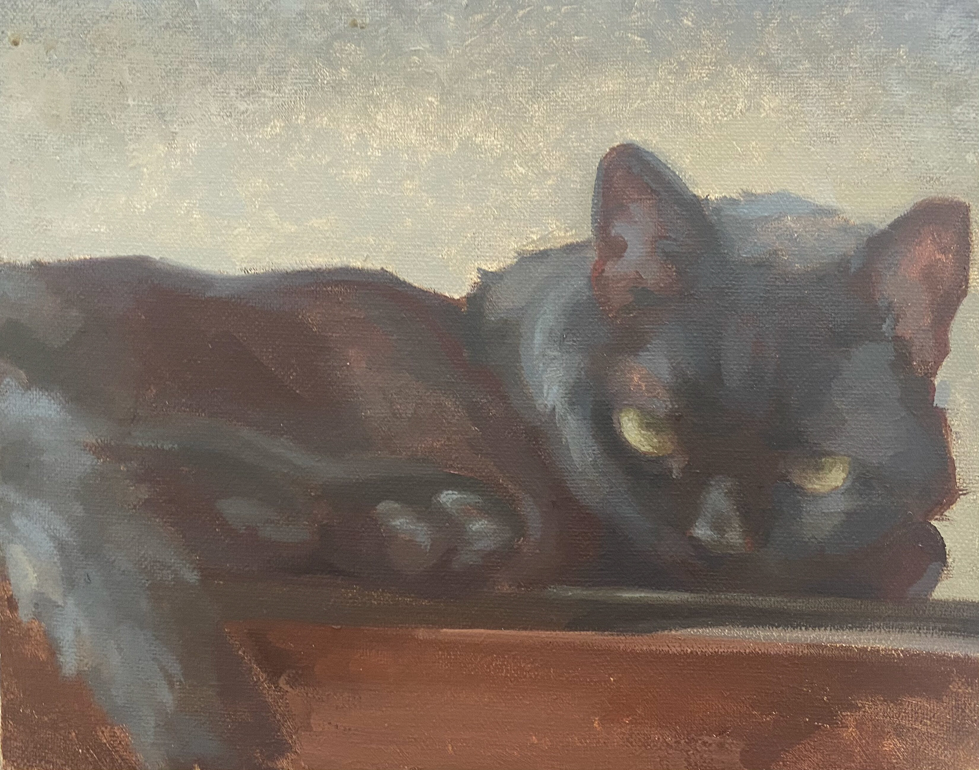 Sadie Eyes, 2021, oil