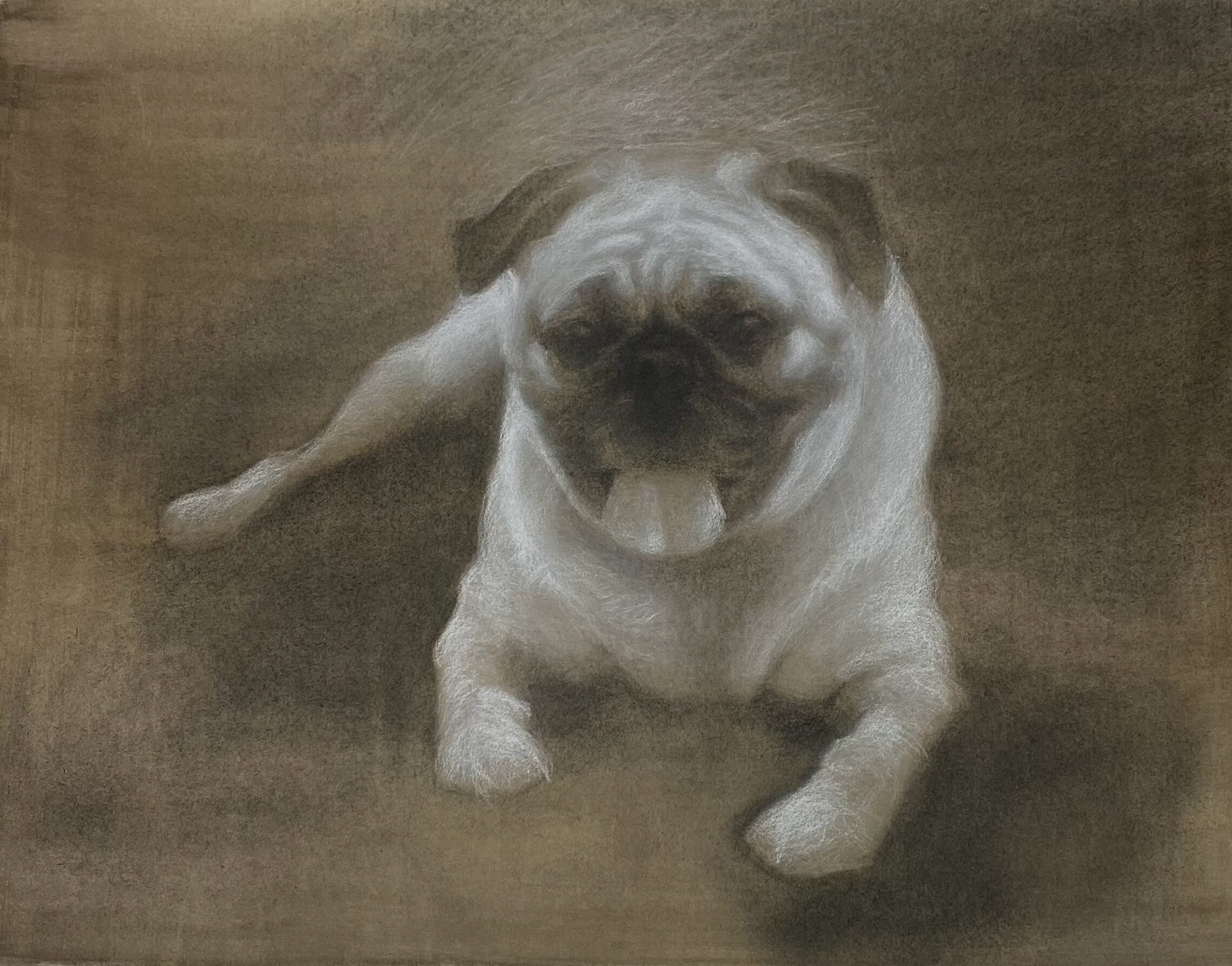 Jack's Portrait, 2021, charcoal (SOLD)