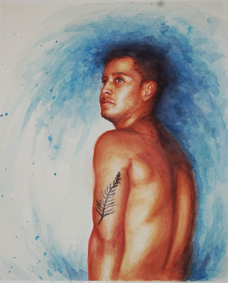 Endy's Portrait, 9x10in