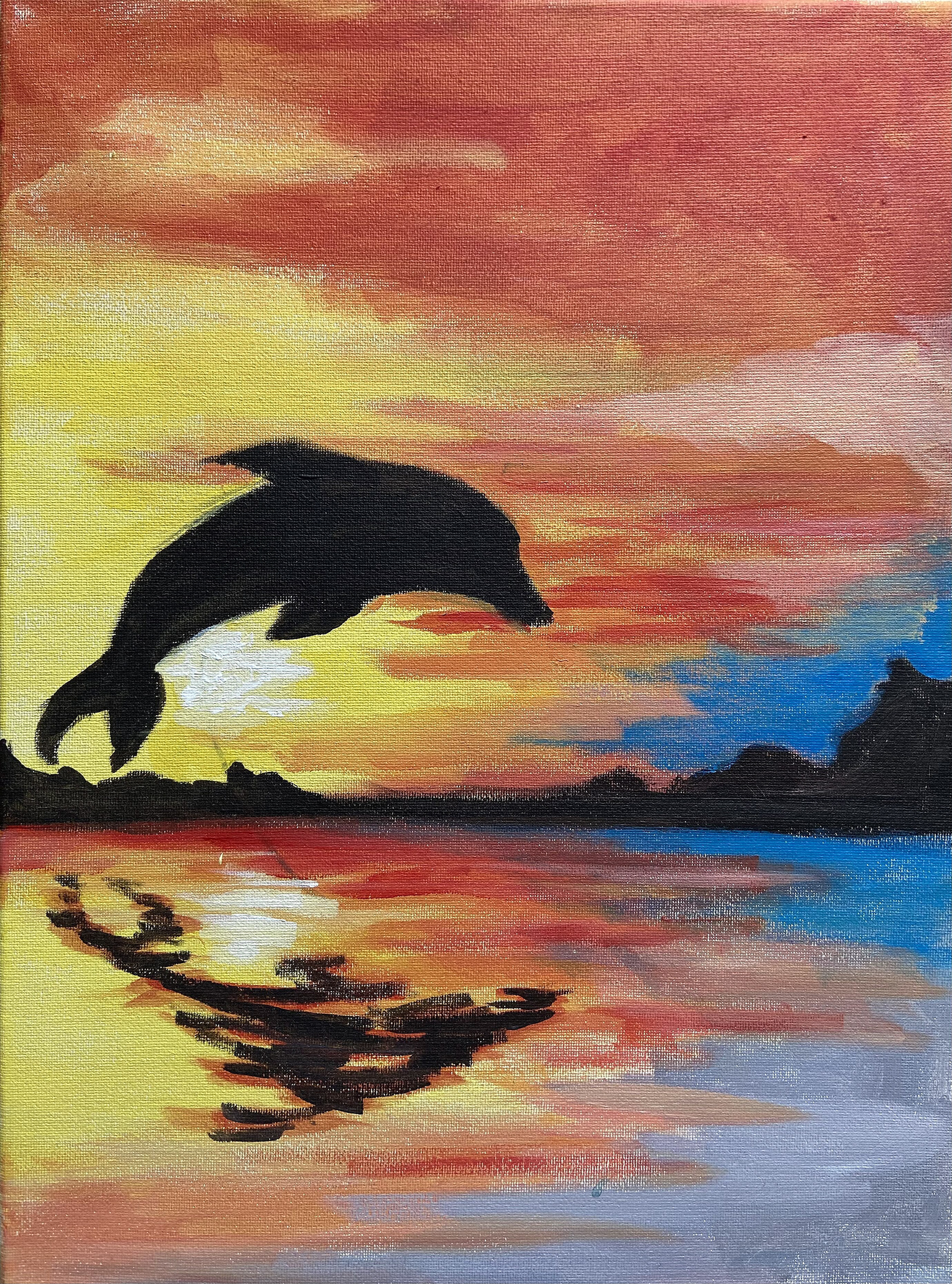 Dolphin Sunset