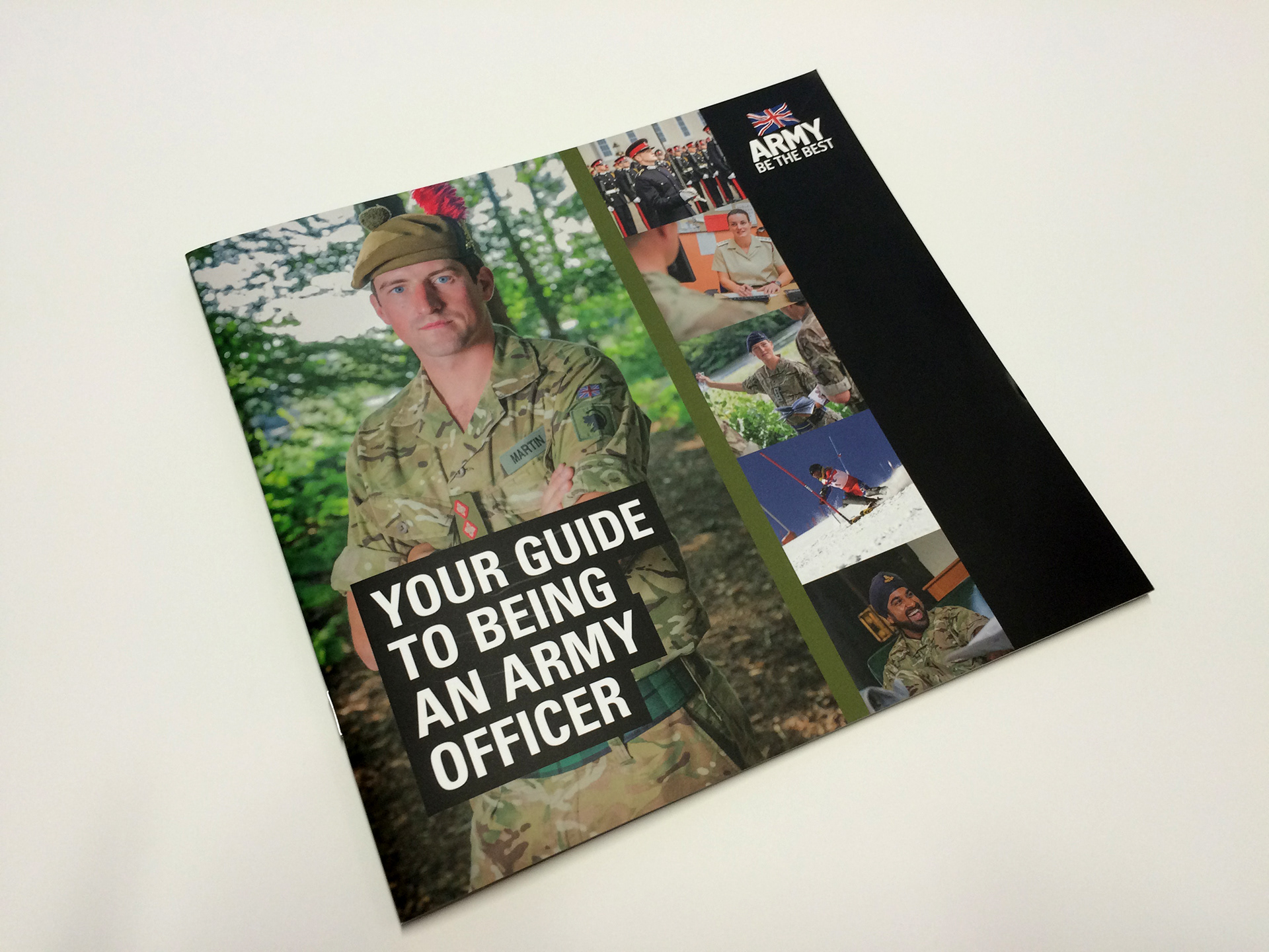 Army Officer recruitment guide booklet (cover)