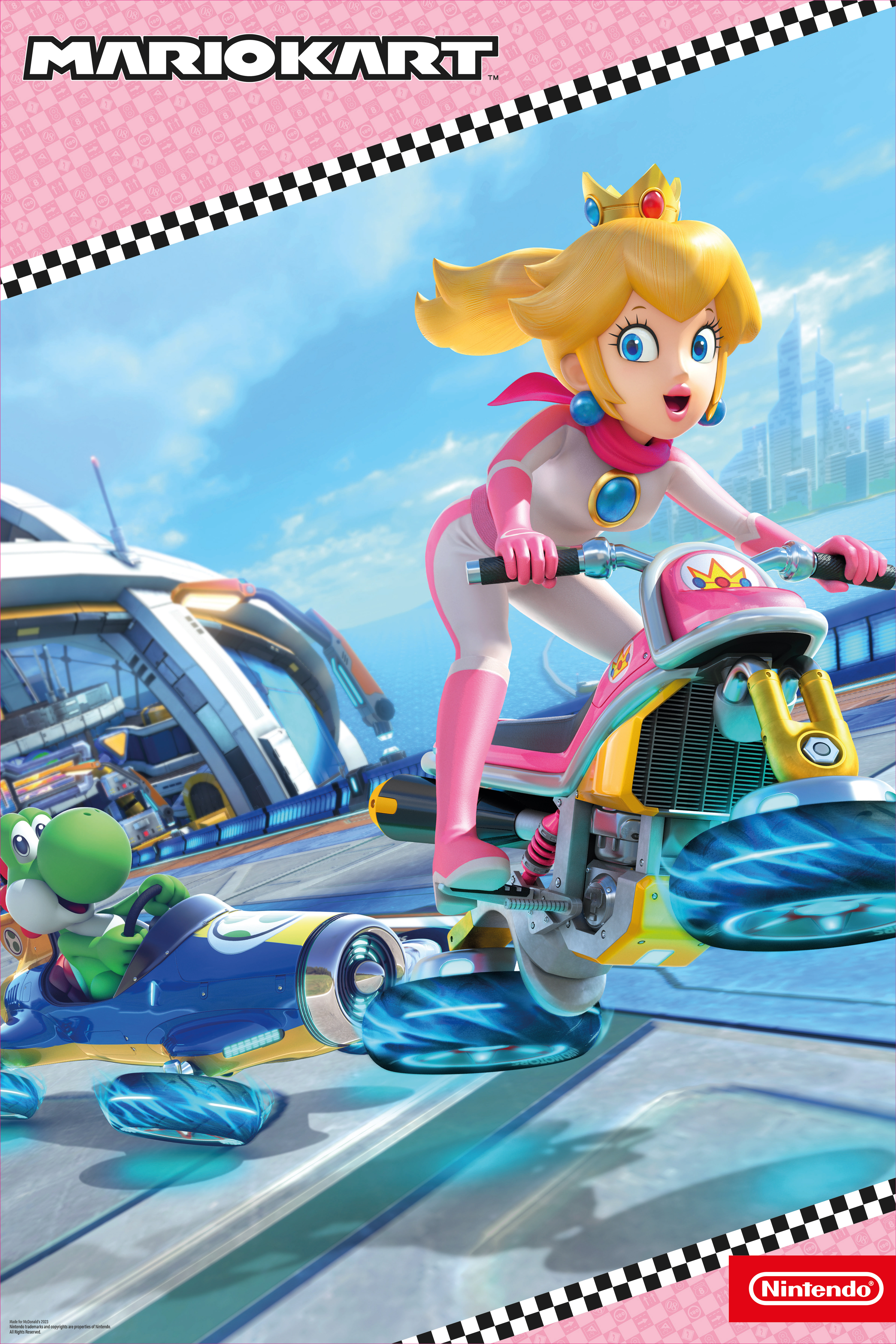 Mario Kart – France 2024  – 1st draft concepts – Activity poster 3 front