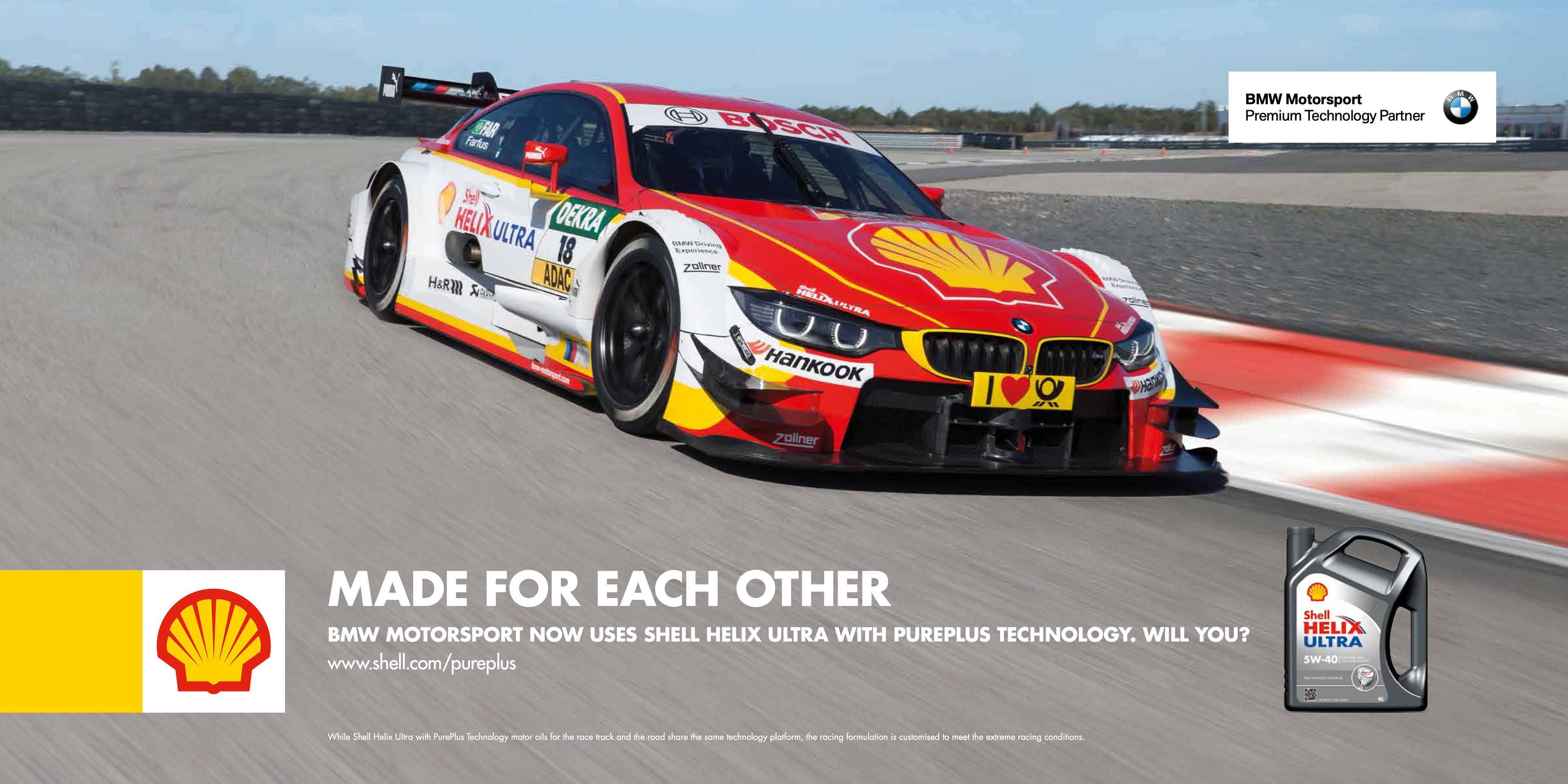 Shell – Shell Helix Ultra with BMW Motorsport – 48 Sheet OOO