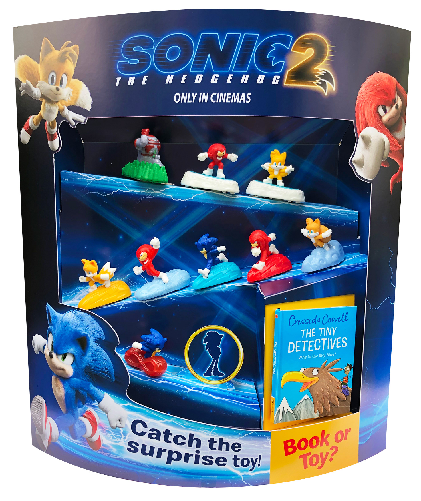 SONIC 2 – Global 2022 – Plastic Toy merchandiser unit