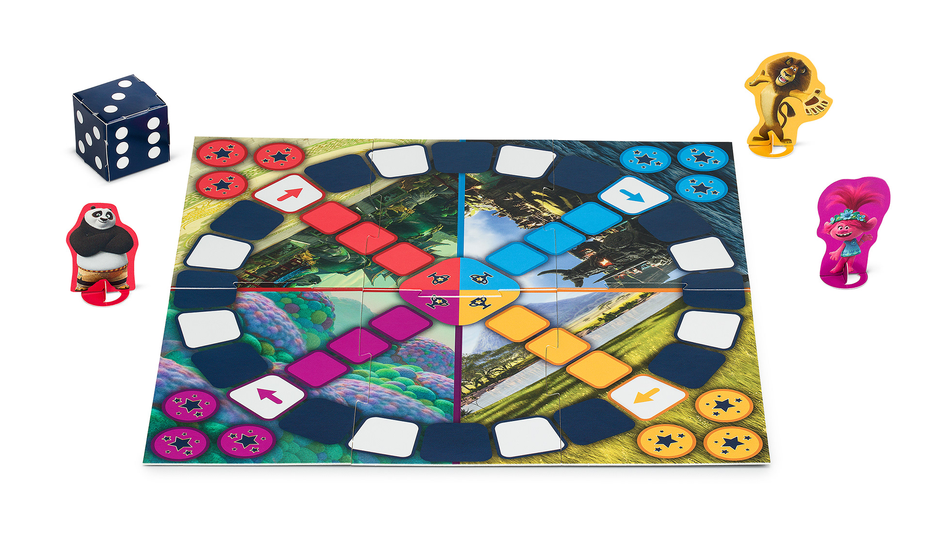 All-Stars Homerun board game with standees