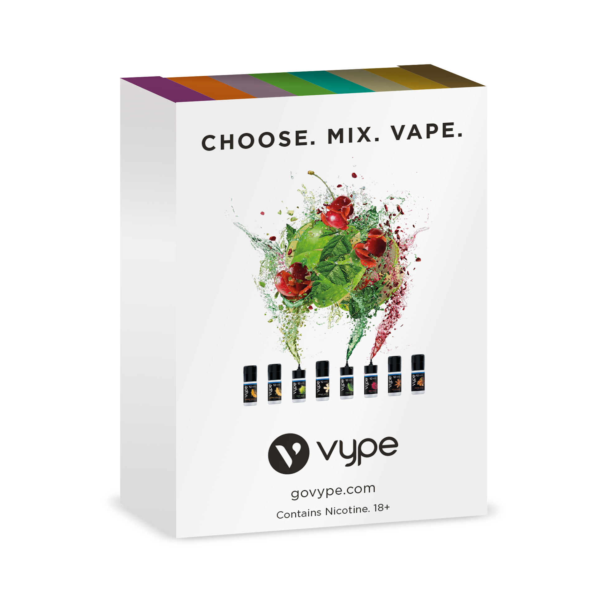 Vype – event taste cards – packaging visual