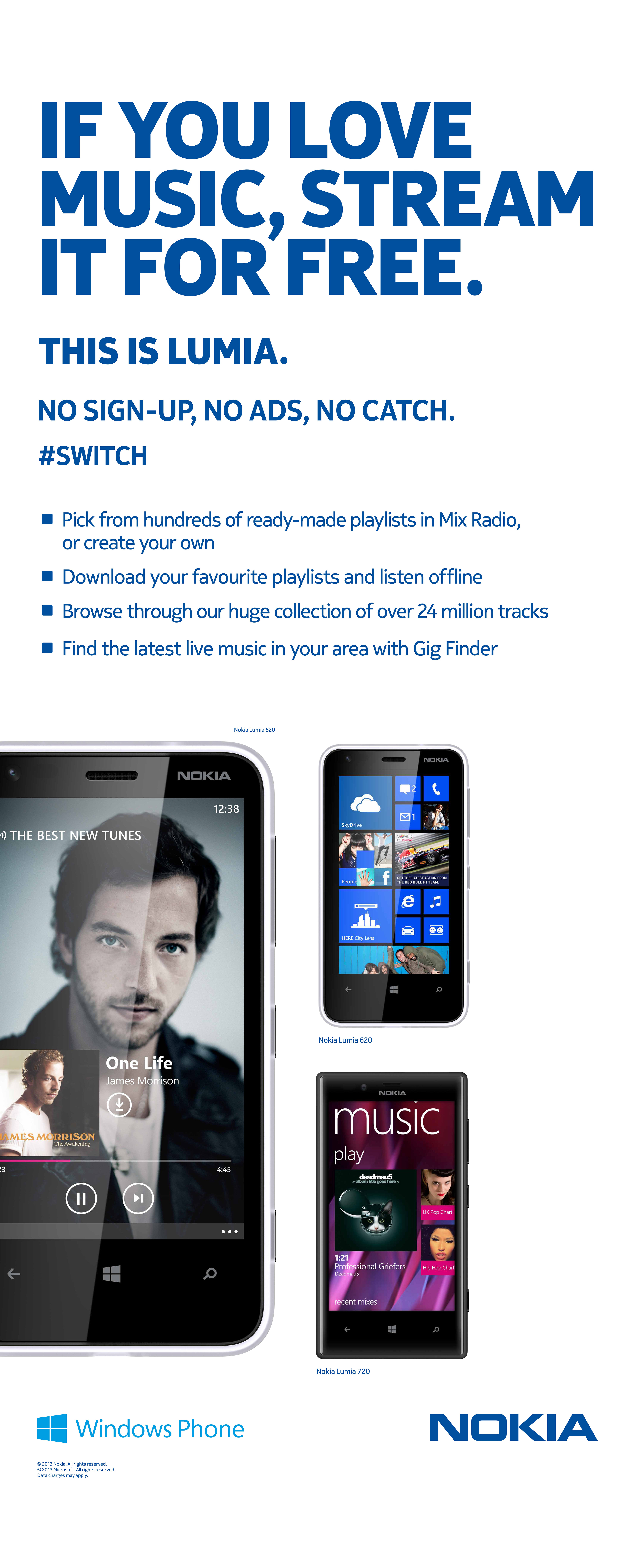 This is Lumia campaign – Nokia  Pull-up banner