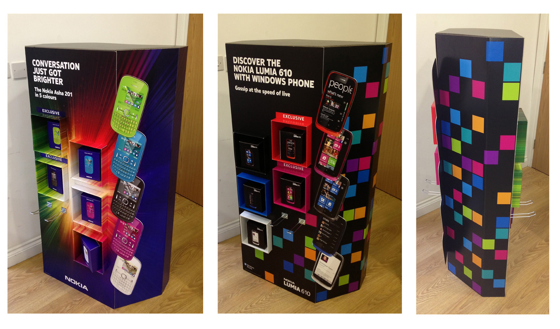 The Amazing Every Day campaign – Nokia in-store FSDU' Units