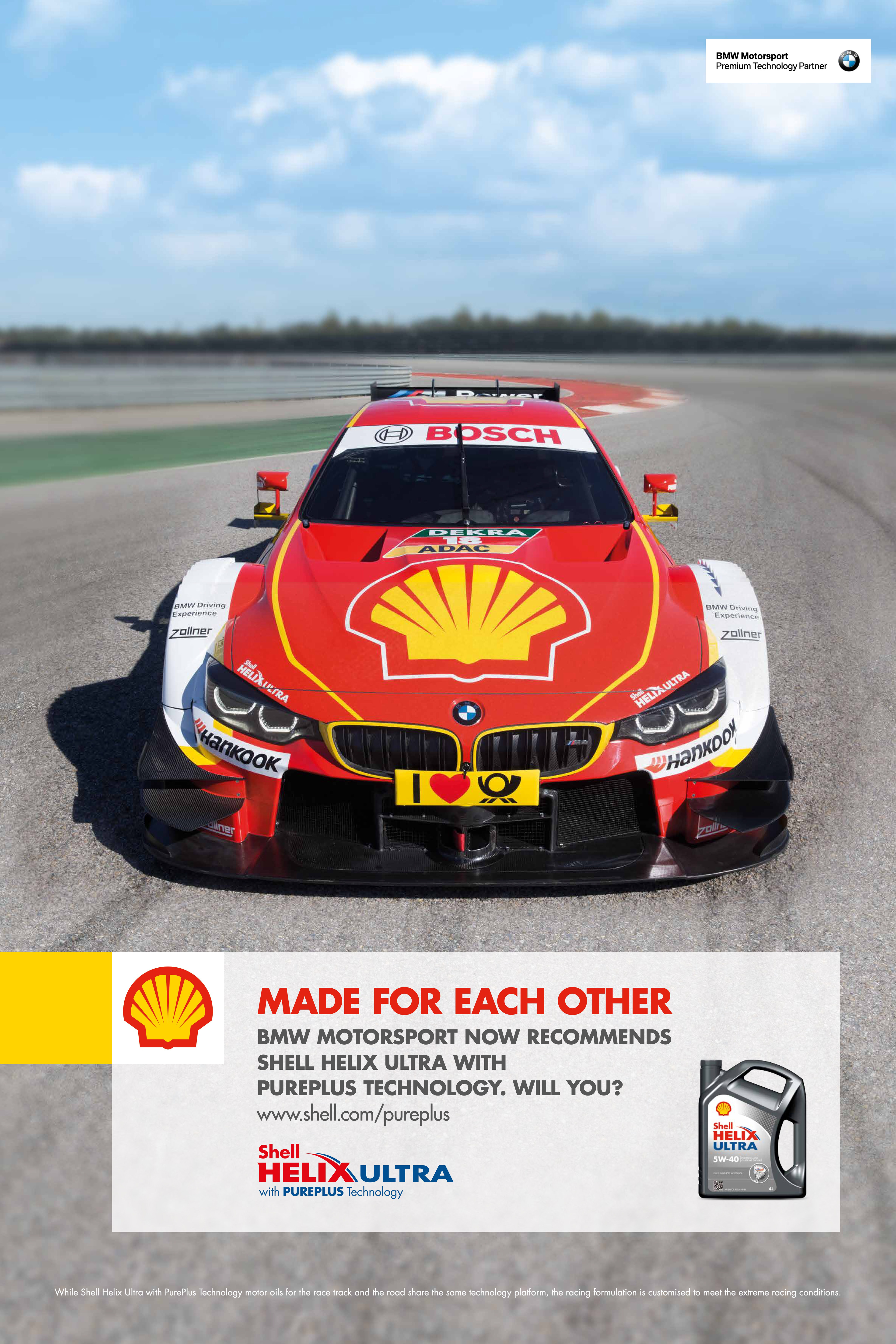 Shell – Shell Helix Ultra with BMW Motorsport – 6 Sheet OOO