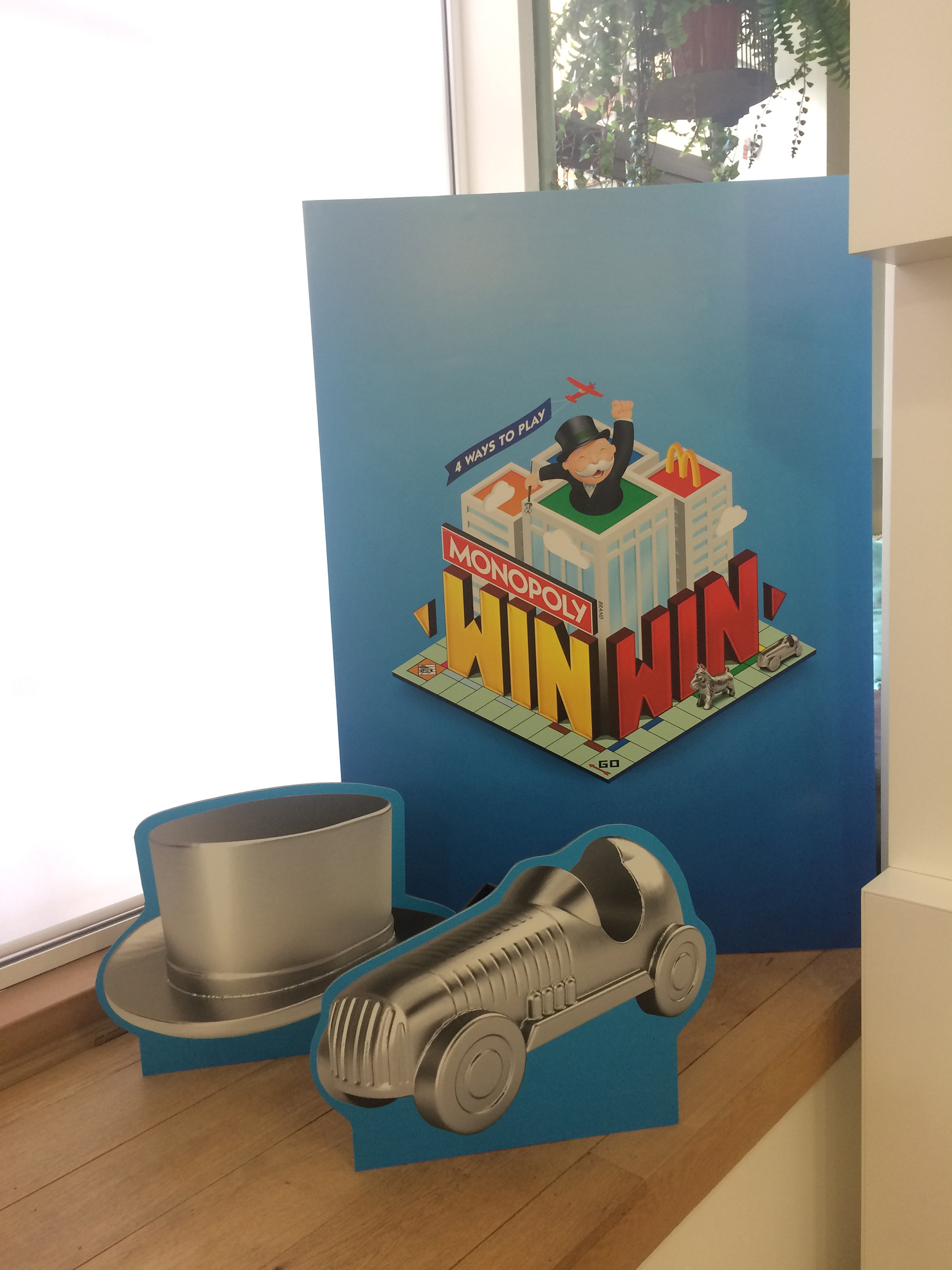 McDonald's Monopoly – UK  2017  – Launch day graphics – Standee