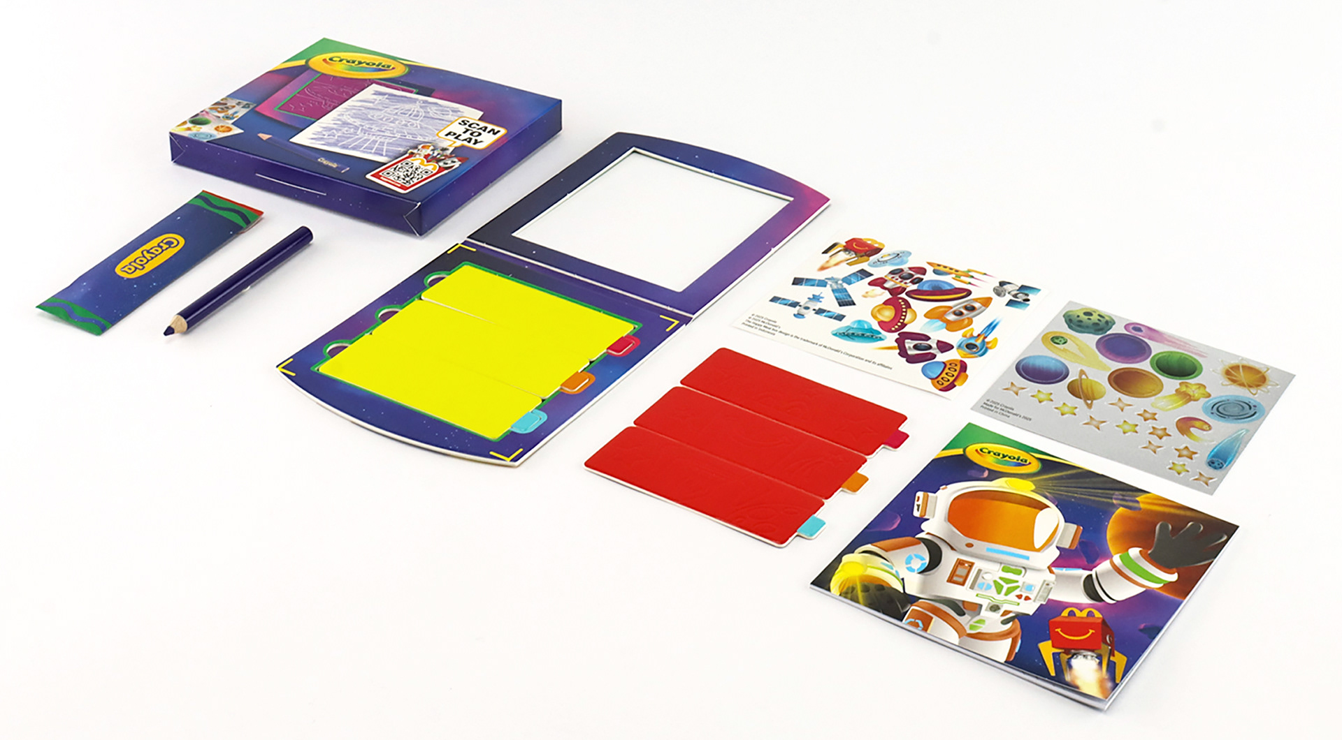 Rubbing Plates with stickers and drawing pad