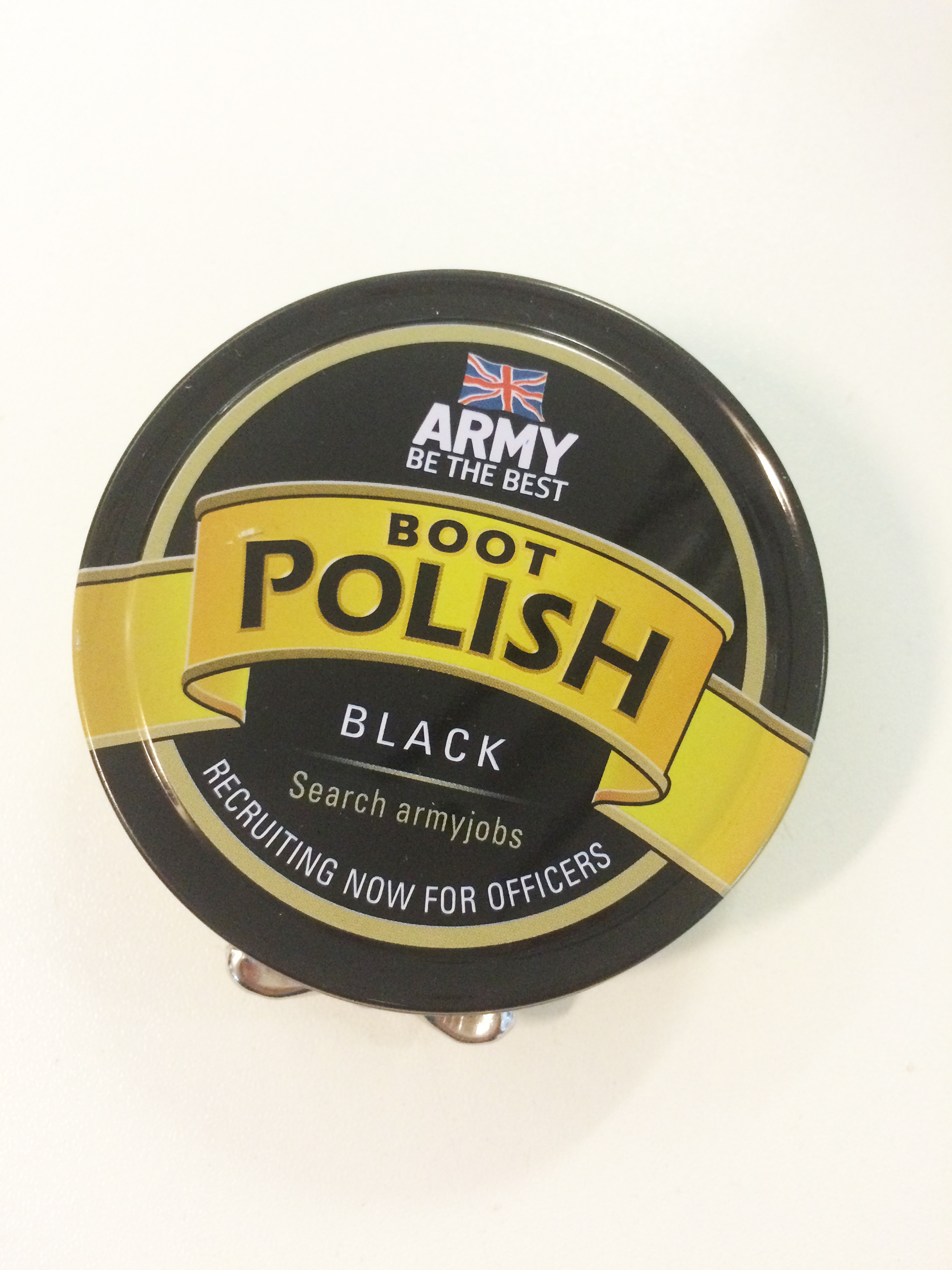 Army – recruitment events boot polish