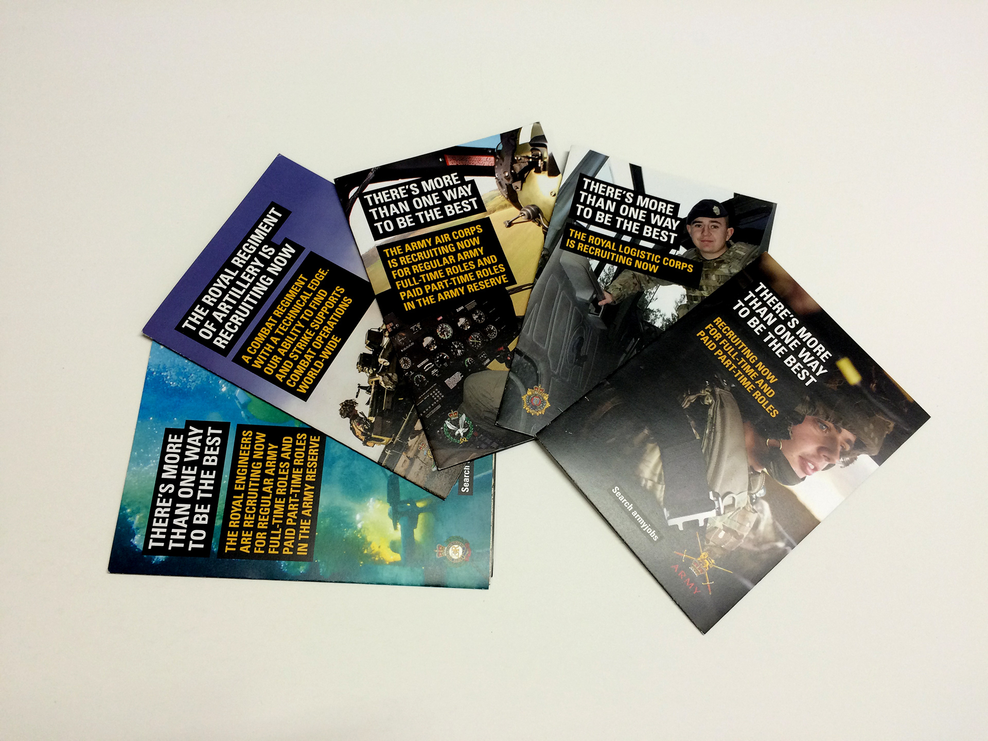 Army Recruitment days information booklets (A6)