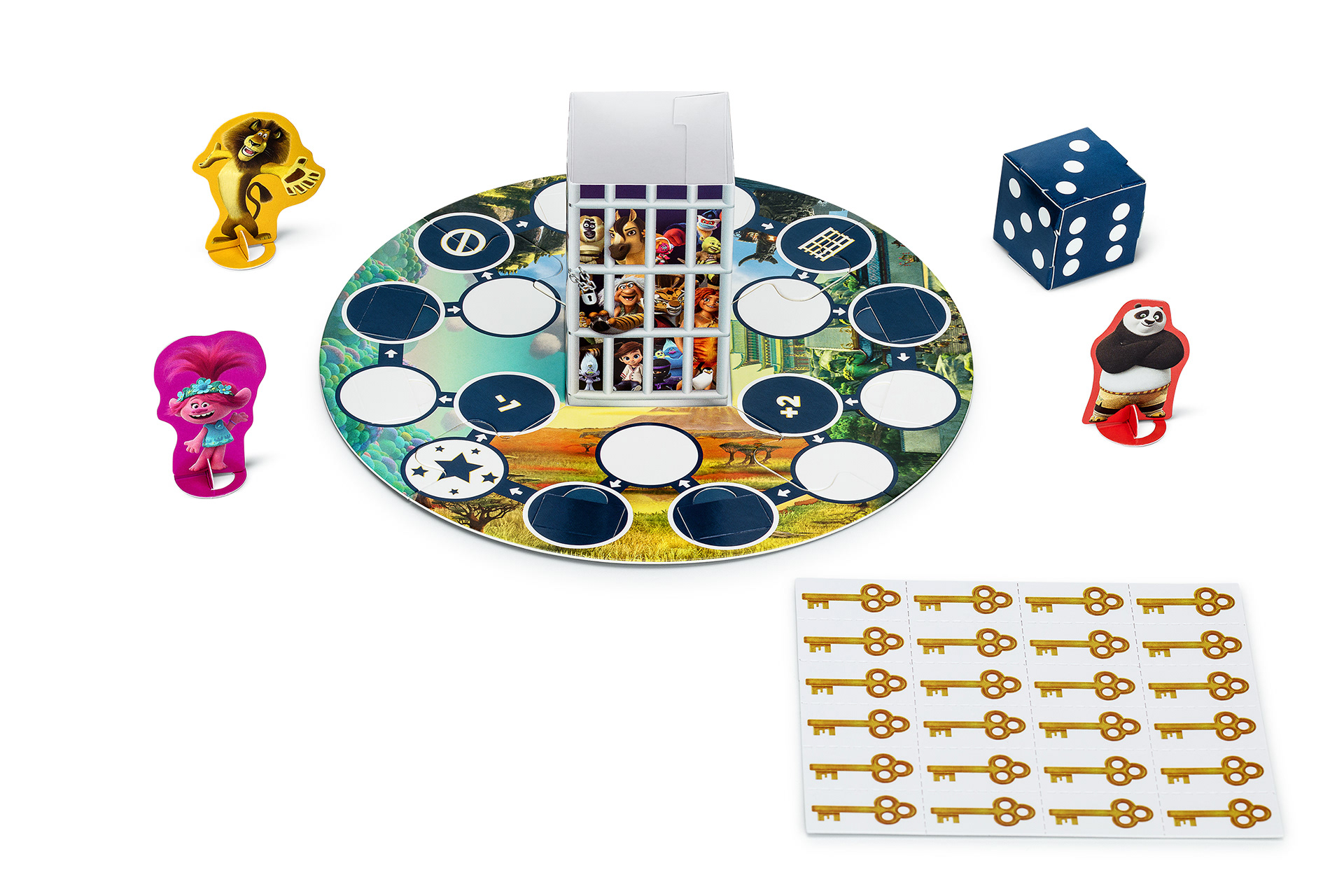 All-Stars Breakout board game with standees