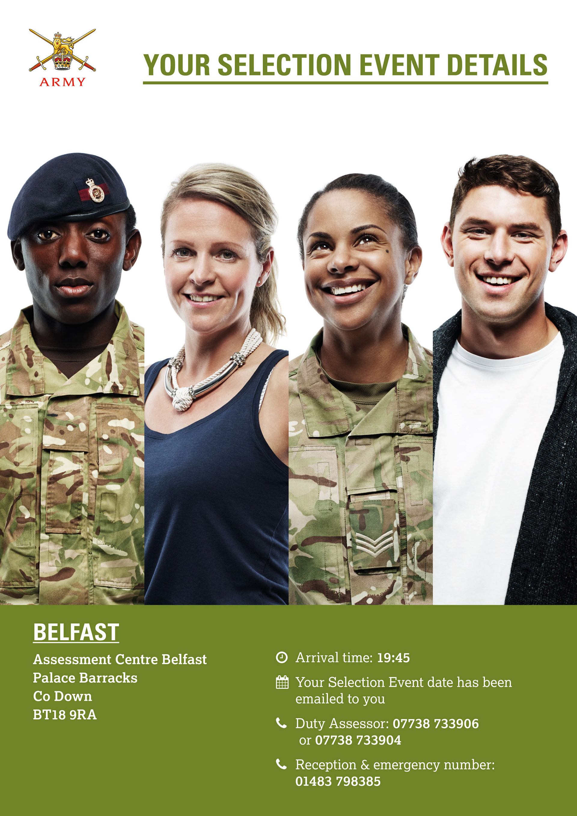 Army recruitment CRM forms