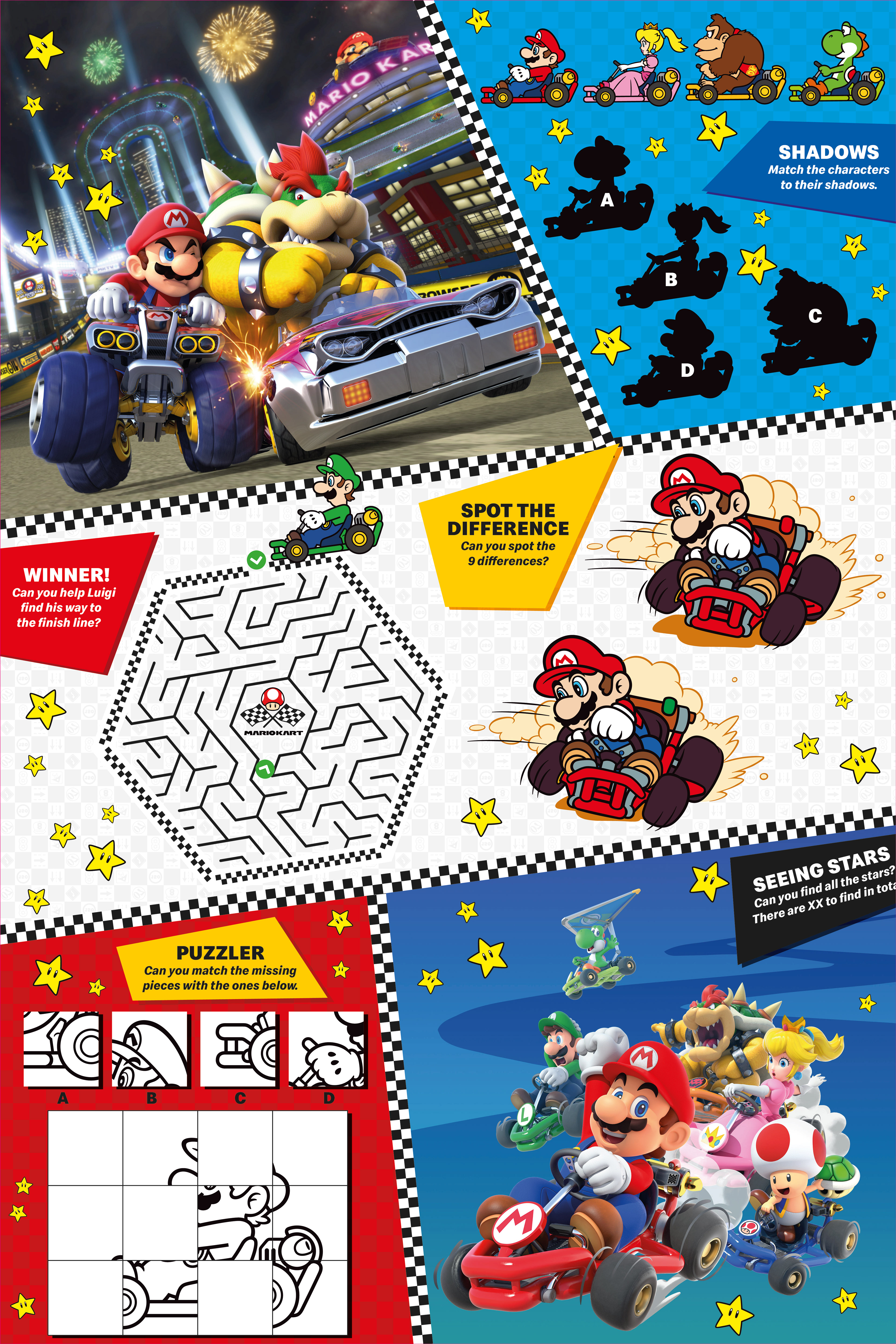Mario Kart – France 2024  – 1st draft concepts – Activity poster 4 back