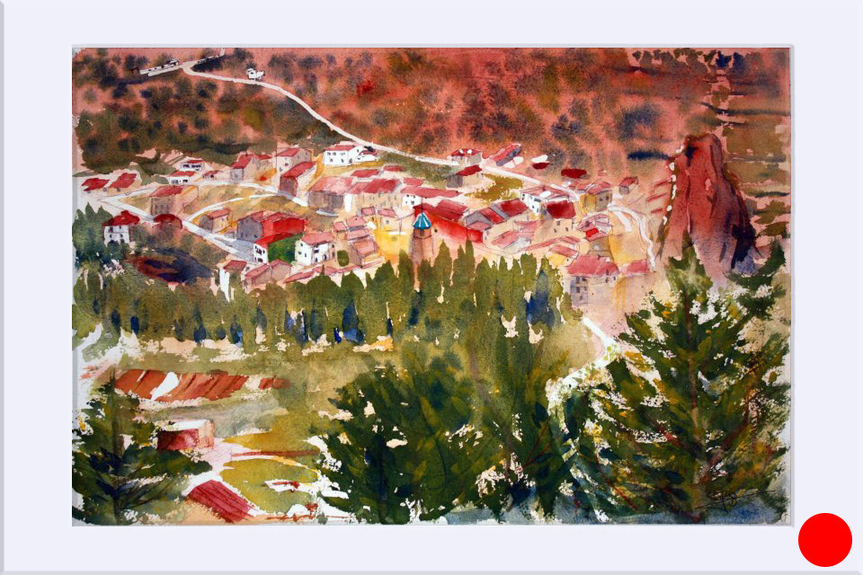 "Tormon" - Acuarela.