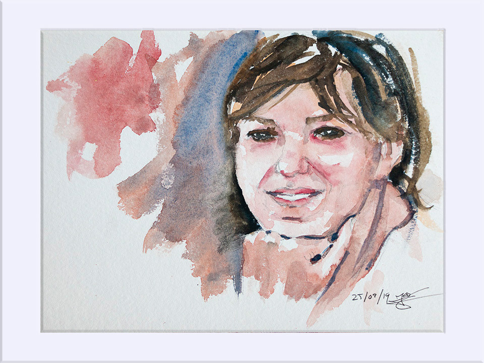  Carmen - Acuarela, 24x32 cm