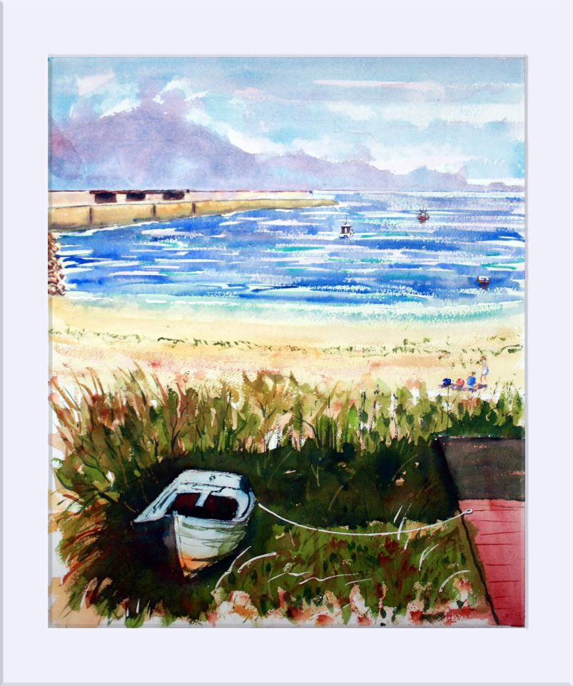 "Puerto de Lira " - Acuarela