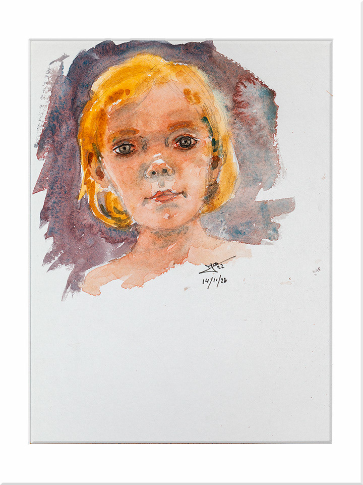 Luz. Acuarela, 32 x 24 cm